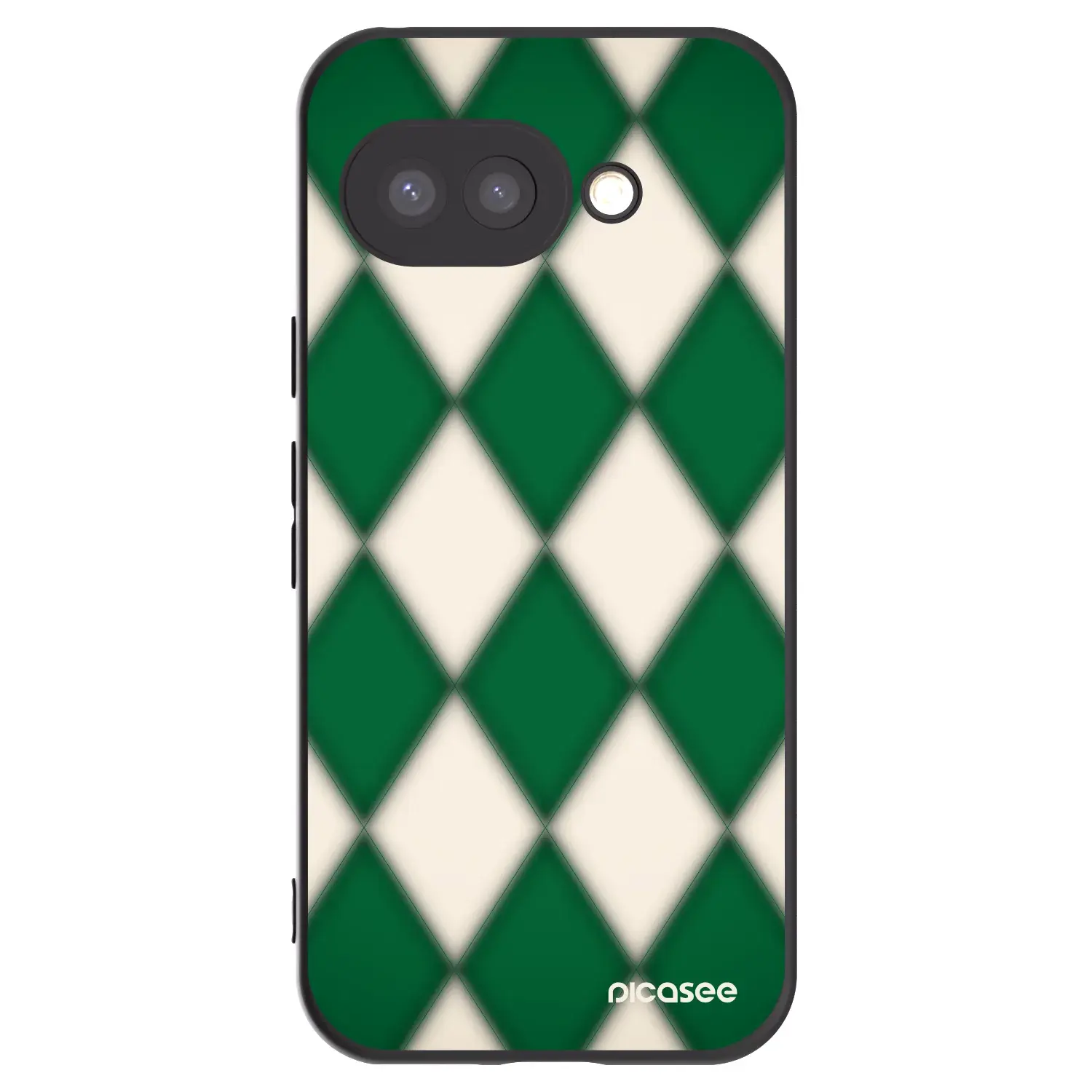 Silikonový černý obal pro Google Pixel 9a - Emerald Diamond