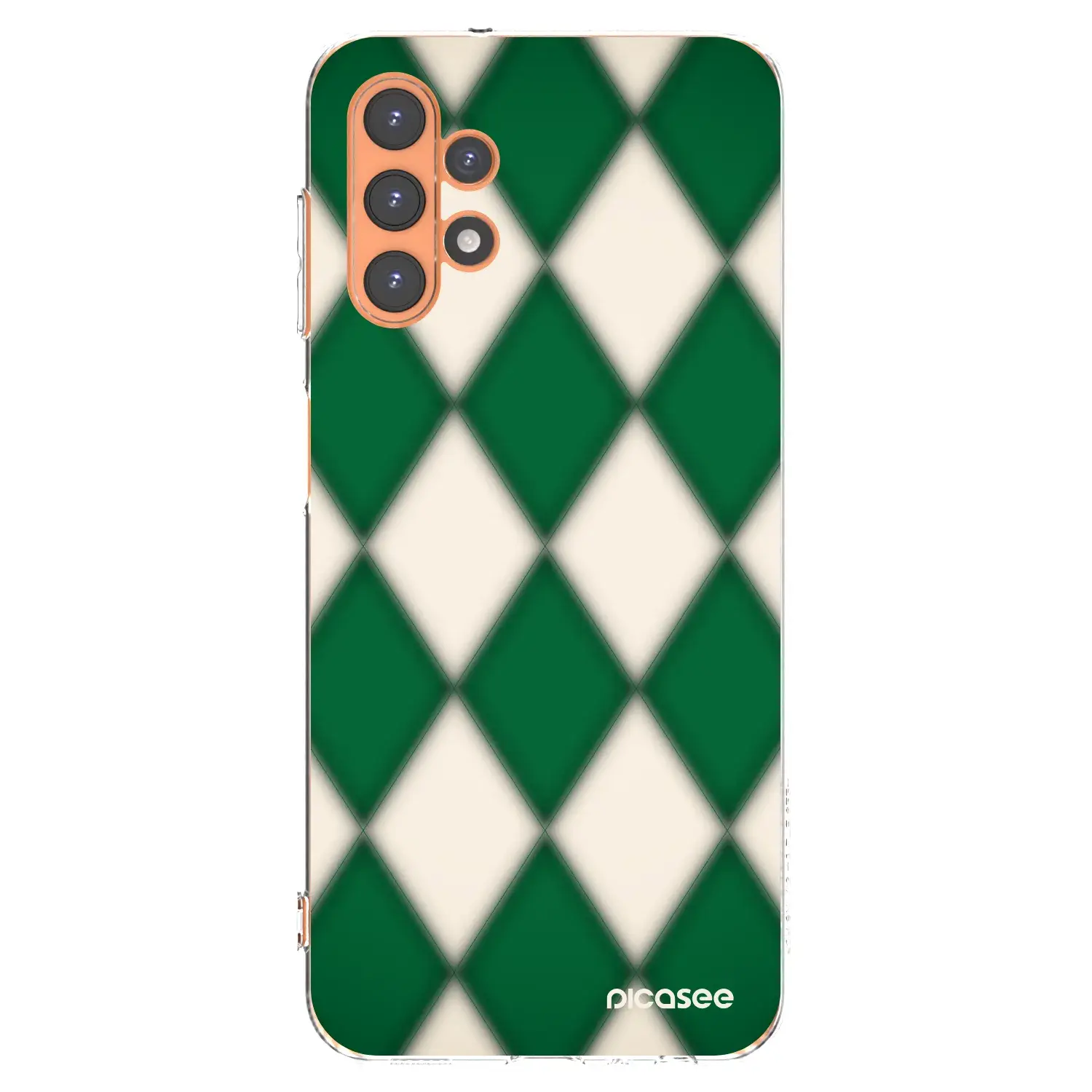 Silikonový průhledný obal pro Samsung Galaxy A13 5G - Emerald Diamond