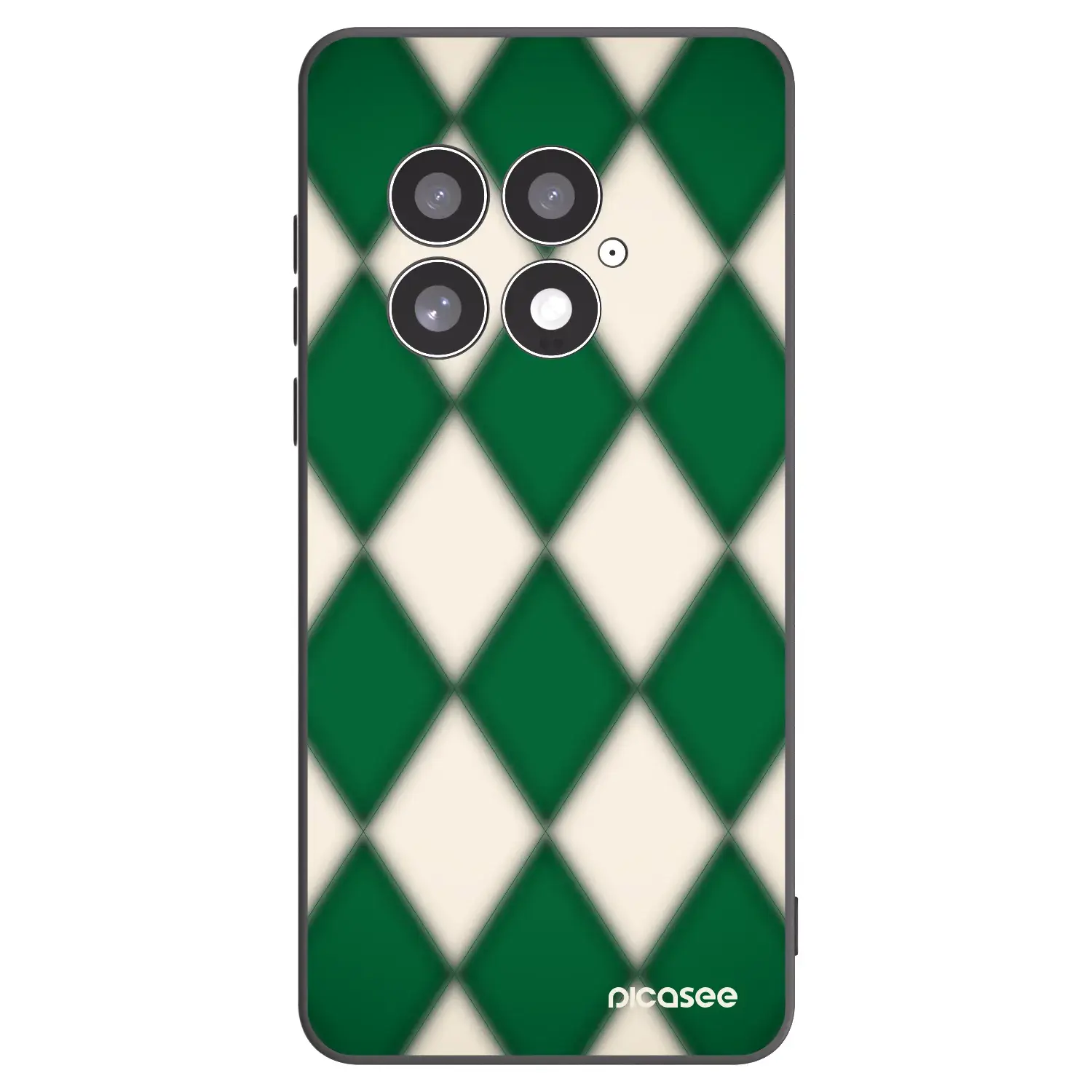 Silikonový černý obal pro OnePlus 13 5G - Emerald Diamond