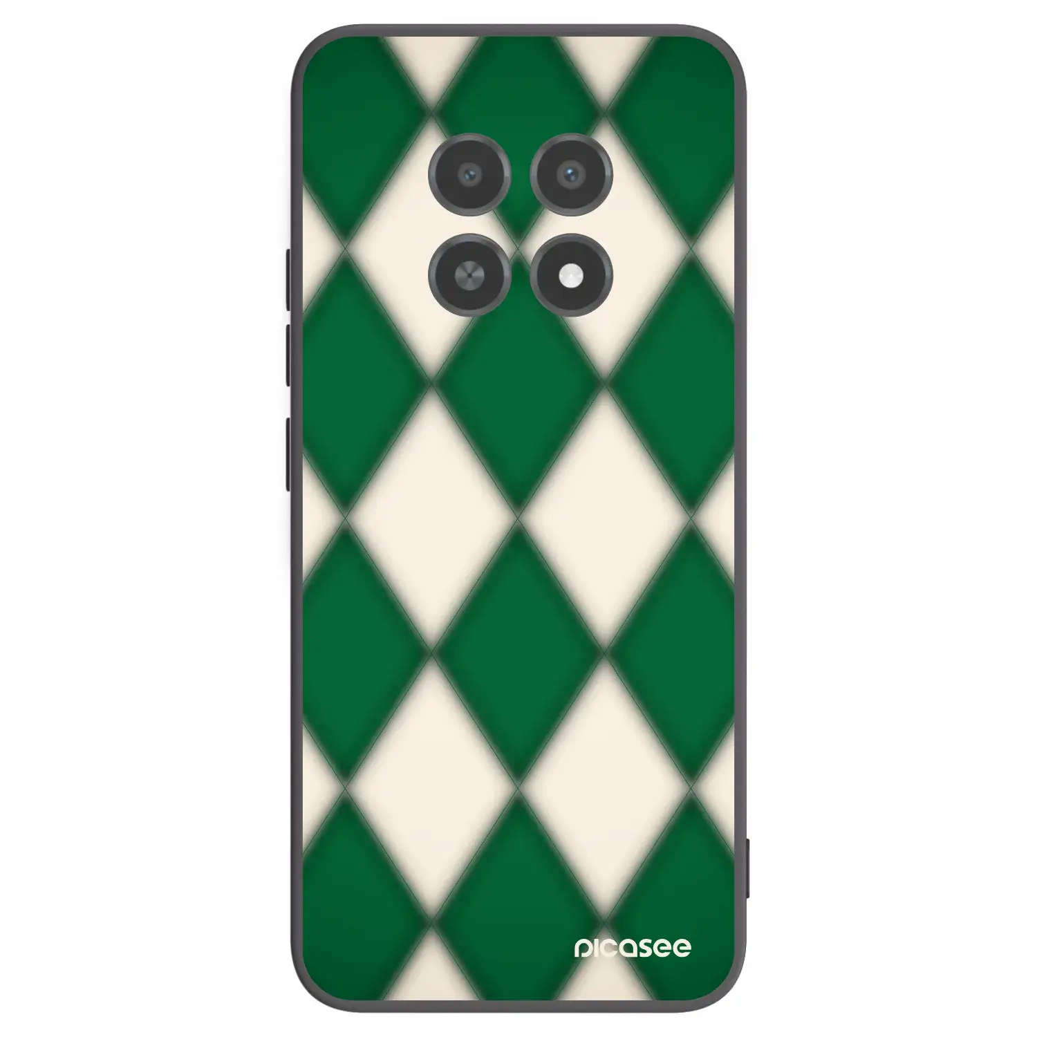 Silikonový černý obal pro Realme 12X - Emerald Diamond