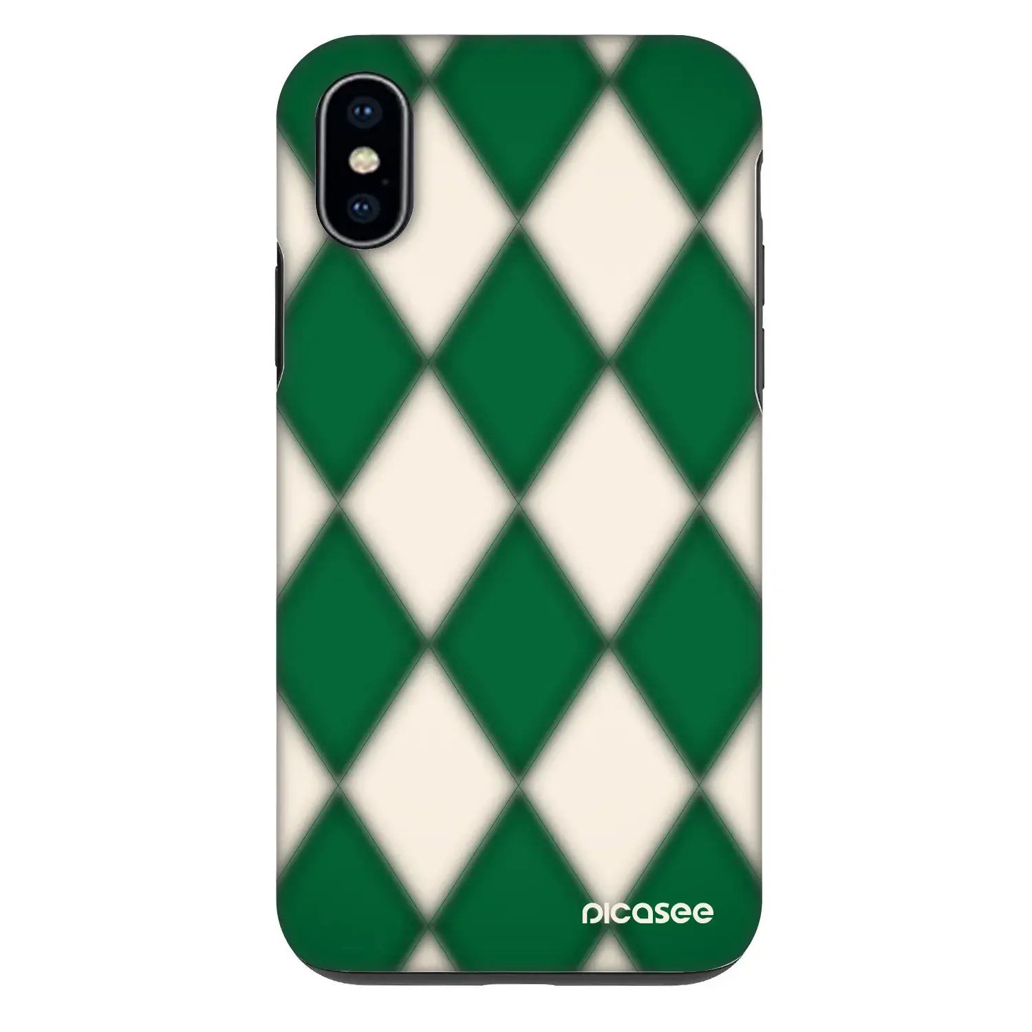 Fashion Case pro Apple iPhone X/XS - Emerald Diamond