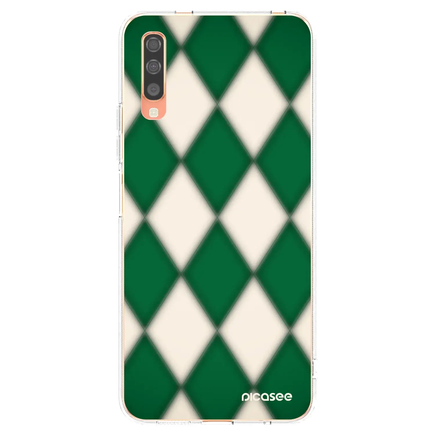 Silikonový průhledný obal pro Samsung Galaxy A70 A705F - Emerald Diamond