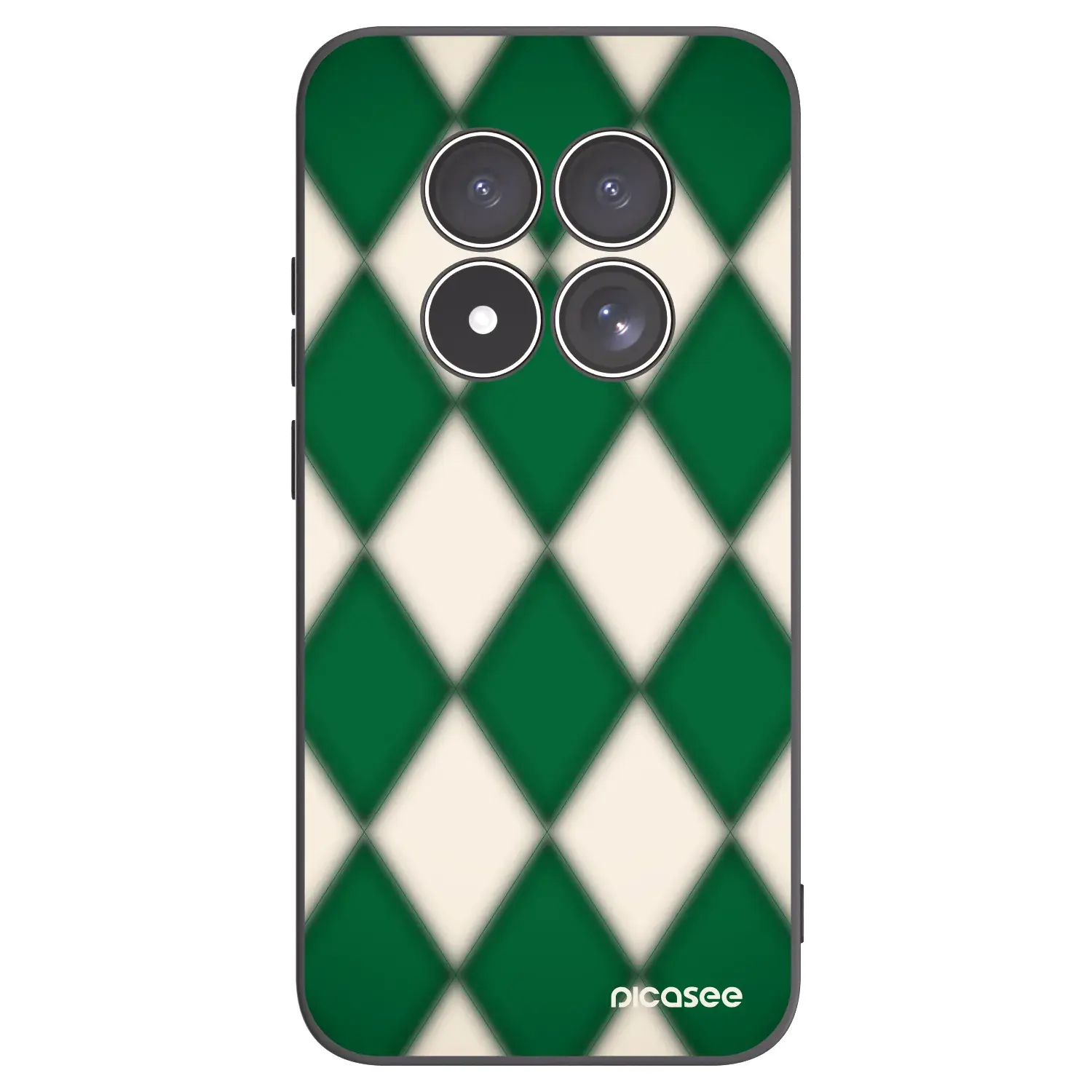 Silikonový černý obal pro Xiaomi Redmi Note 15 Pro 4G - Emerald Diamond