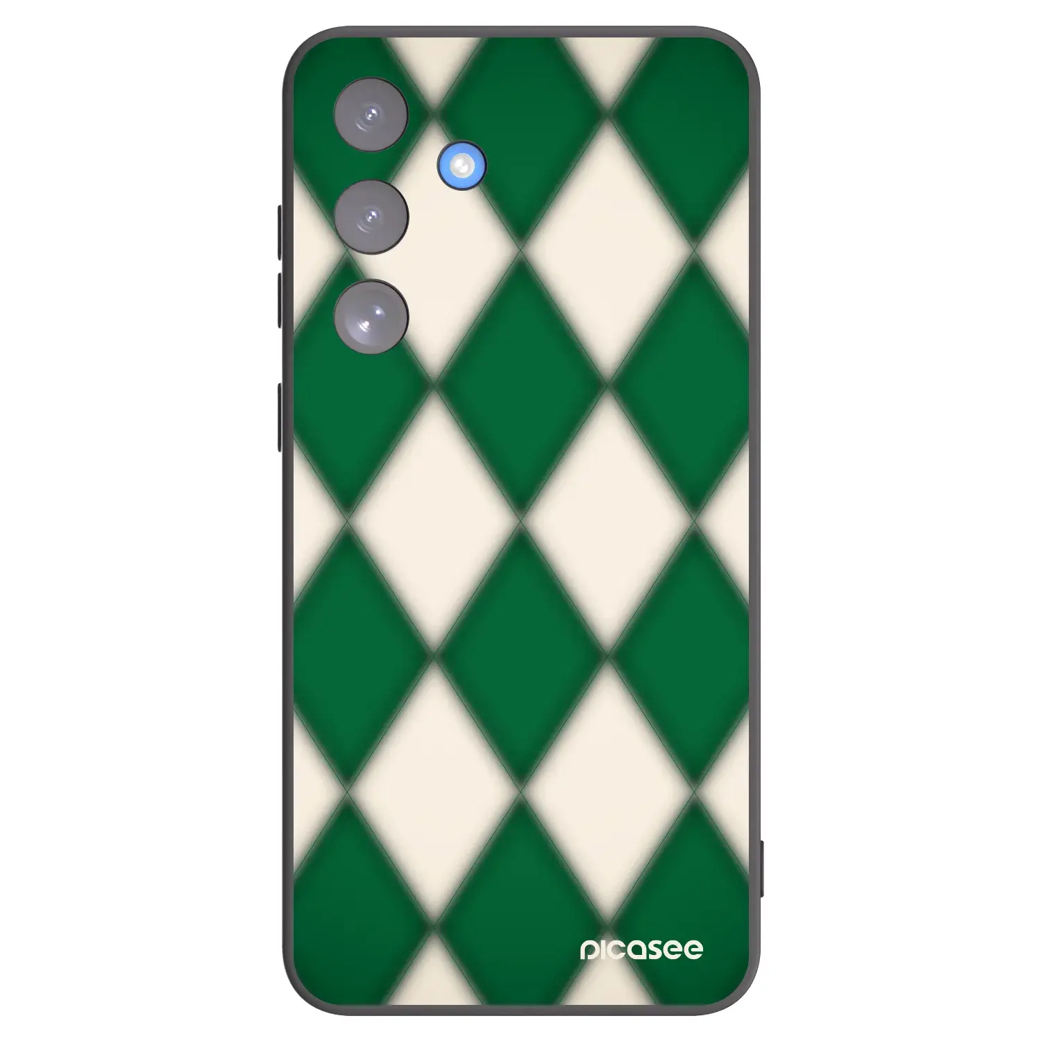 Silikonový černý obal pro Samsung Galaxy S25 FE 5G - Emerald Diamond