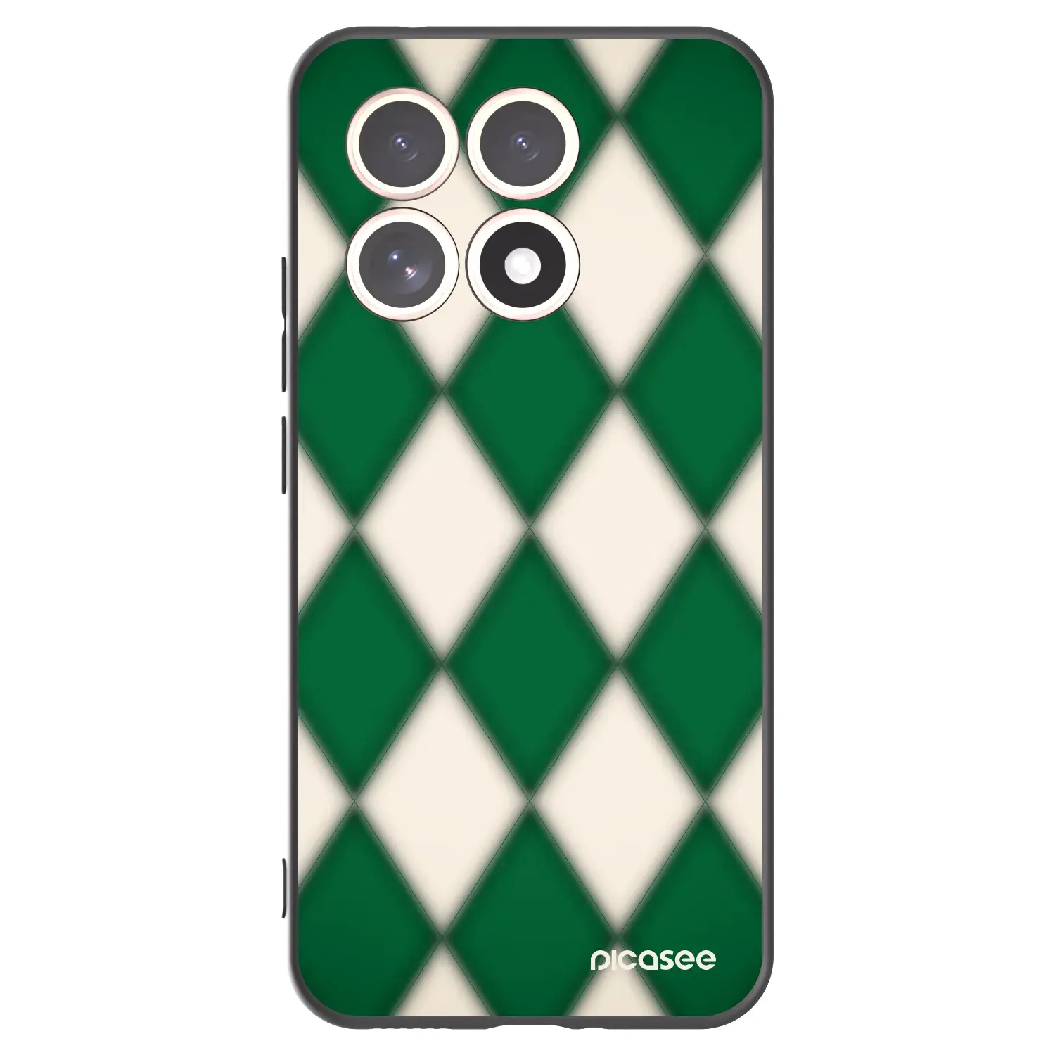 Silikonový černý obal pro Xiaomi 15T - Emerald Diamond