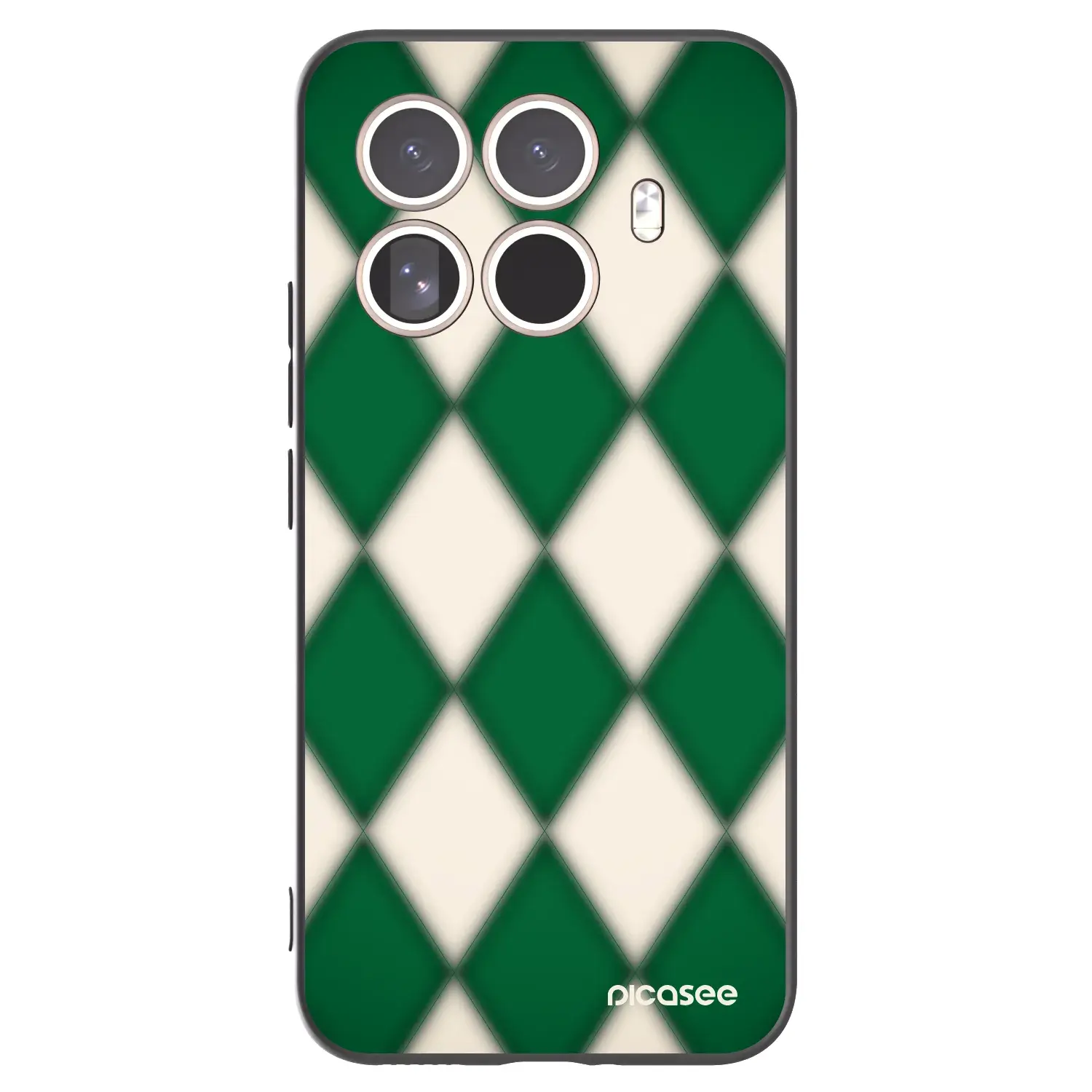 Silikonový černý obal pro Xiaomi 15T Pro - Emerald Diamond