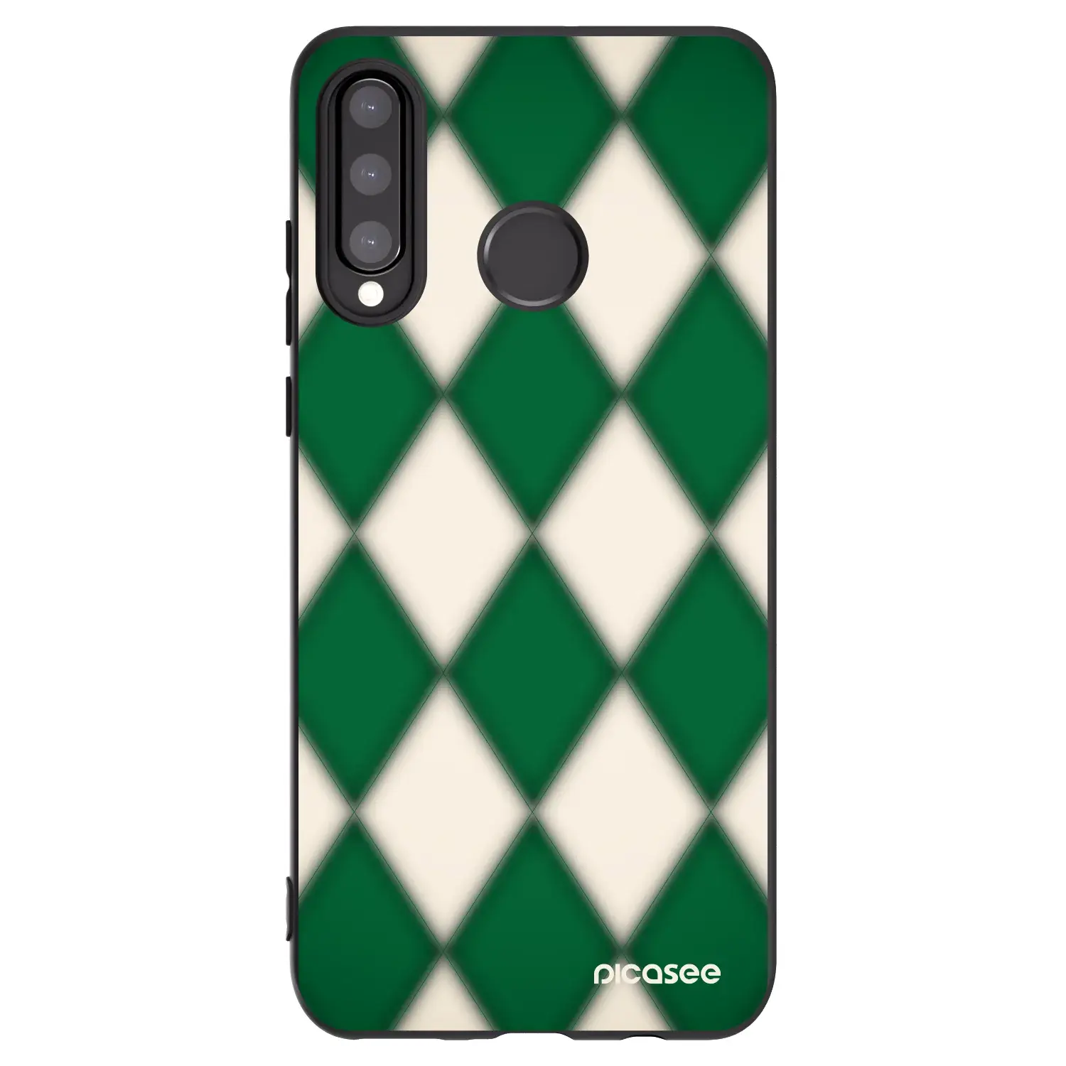 Silikonový černý obal pro Huawei P30 Lite - Emerald Diamond