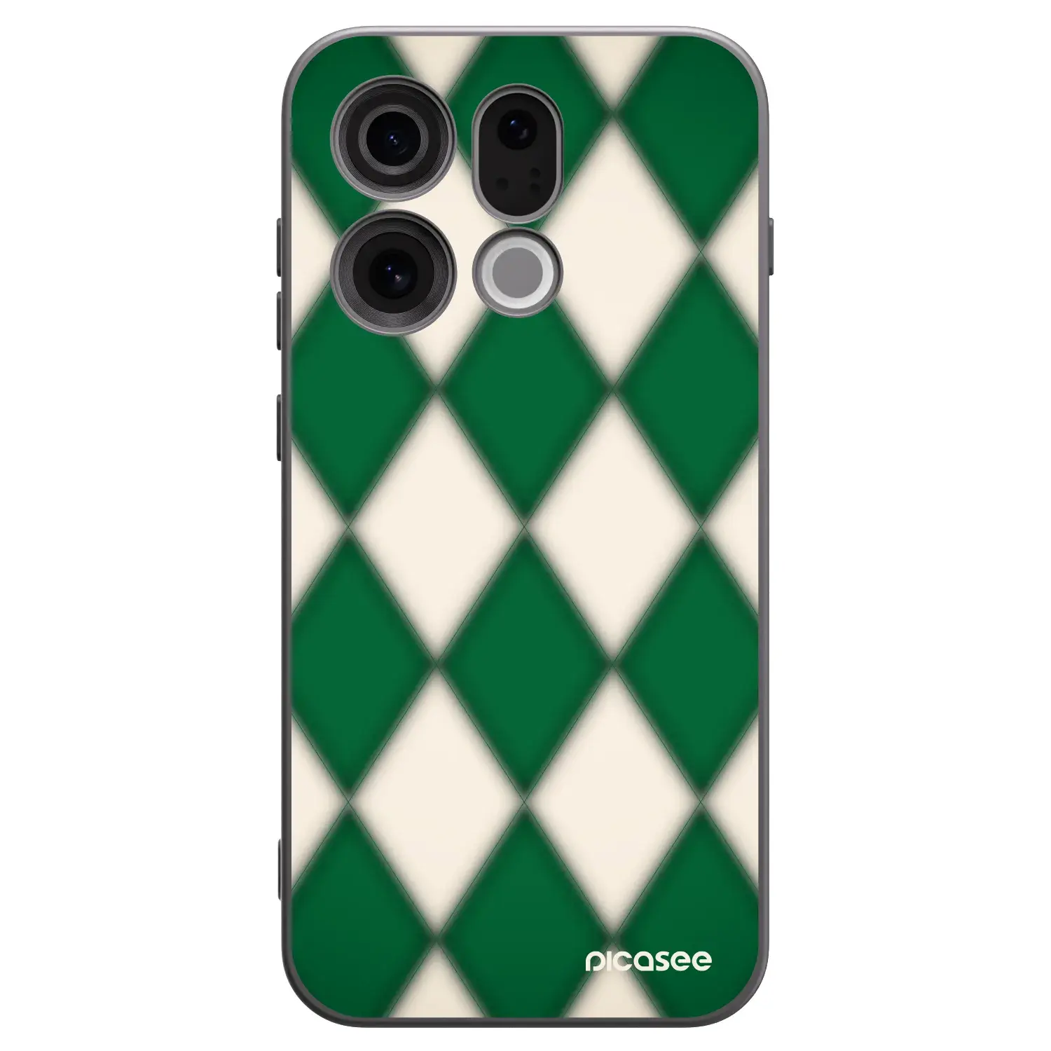 Silikonový černý obal pro OPPO Find X9 - Emerald Diamond