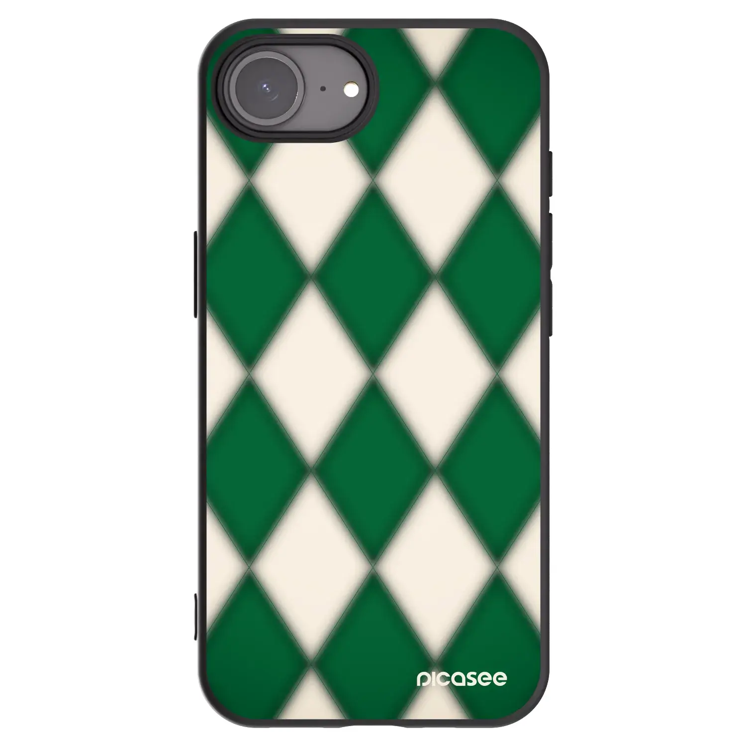 Silikonový černý obal pro Apple iPhone 17e - Emerald Diamond