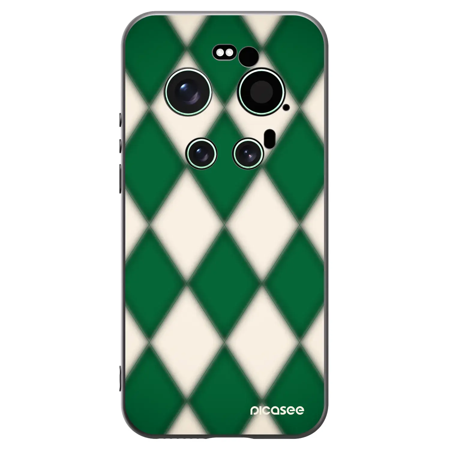 Silikonový černý obal pro Xiaomi 17 Ultra - Emerald Diamond