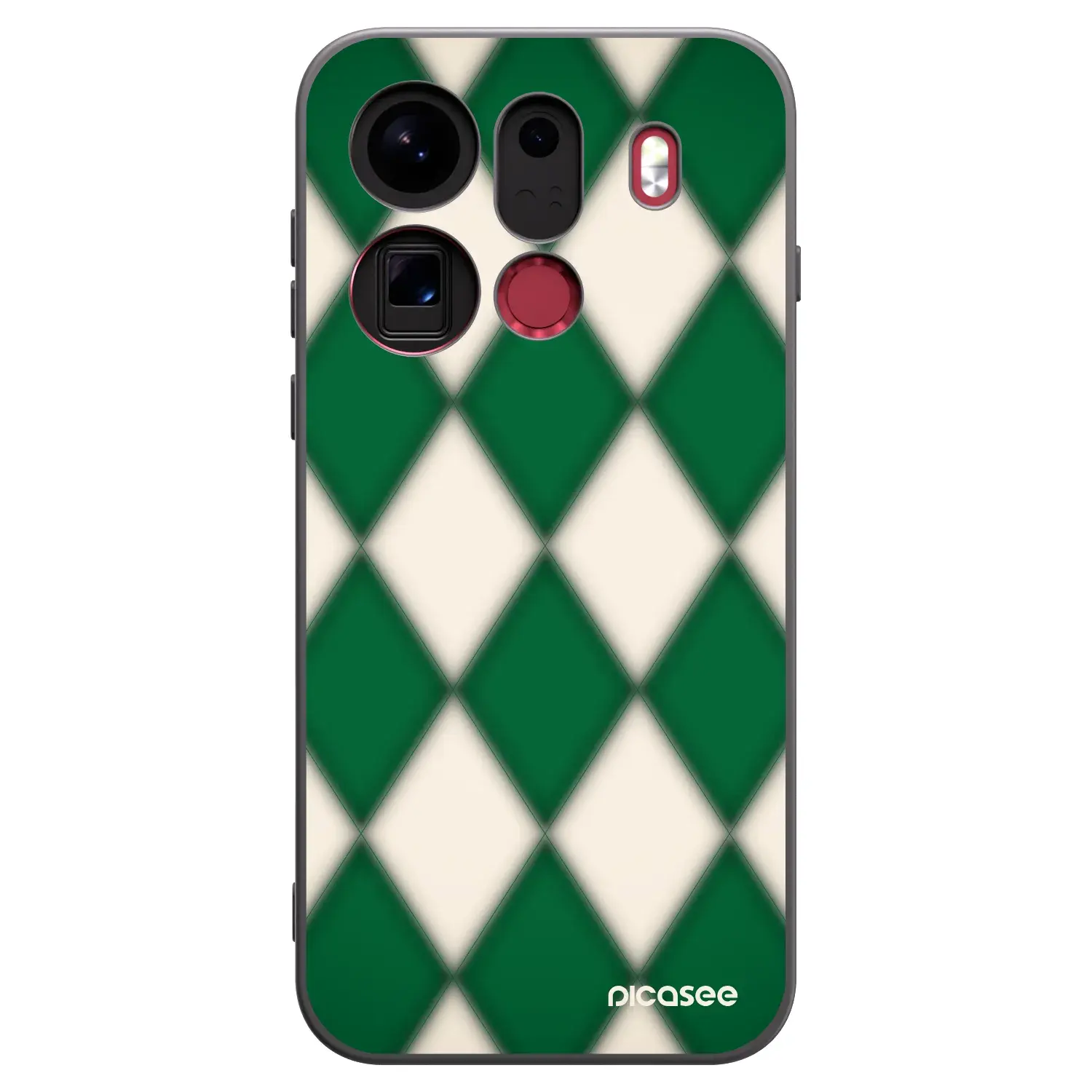 Silikonový černý obal pro OPPO Find X9 Pro - Emerald Diamond