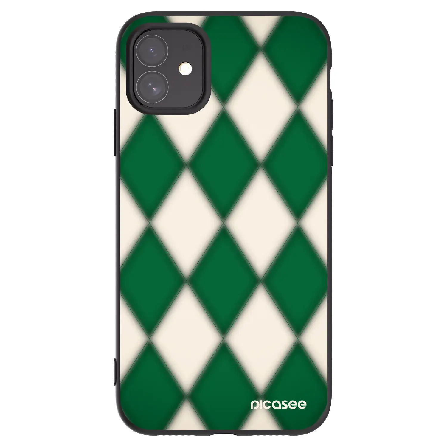 Silikonový černý obal pro Apple iPhone 11 - Emerald Diamond