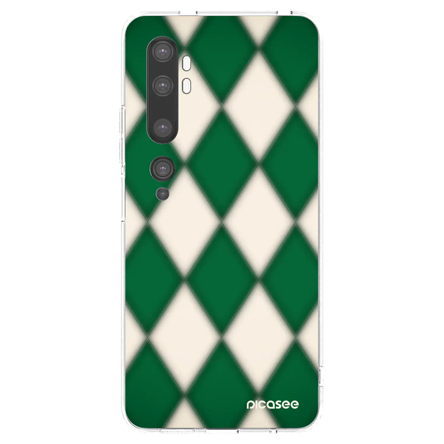 Silikonový průhledný obal pro Xiaomi Mi Note 10 (Pro) - Emerald Diamond