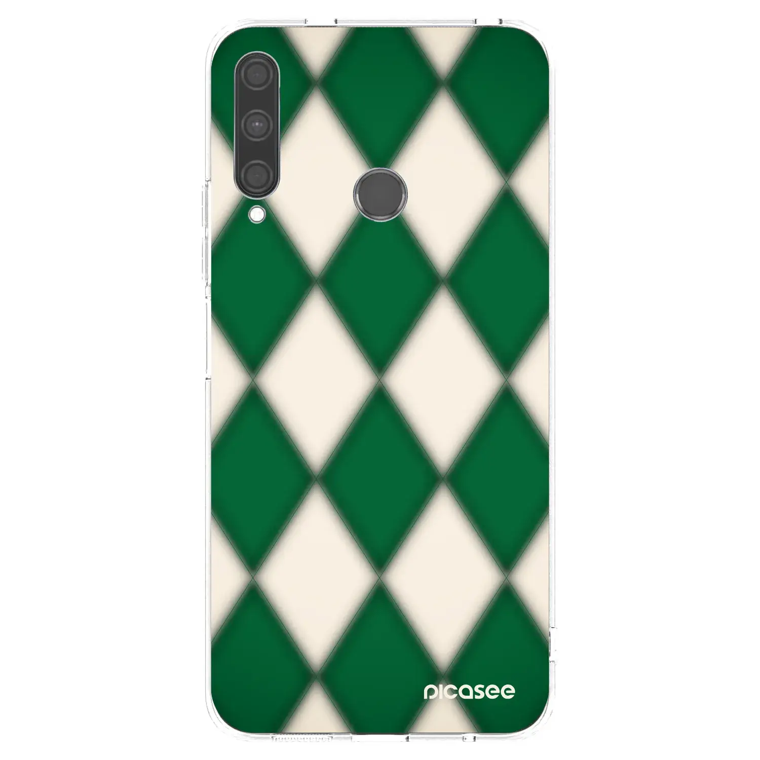 Silikonový průhledný obal pro Huawei P40 Lite E - Emerald Diamond