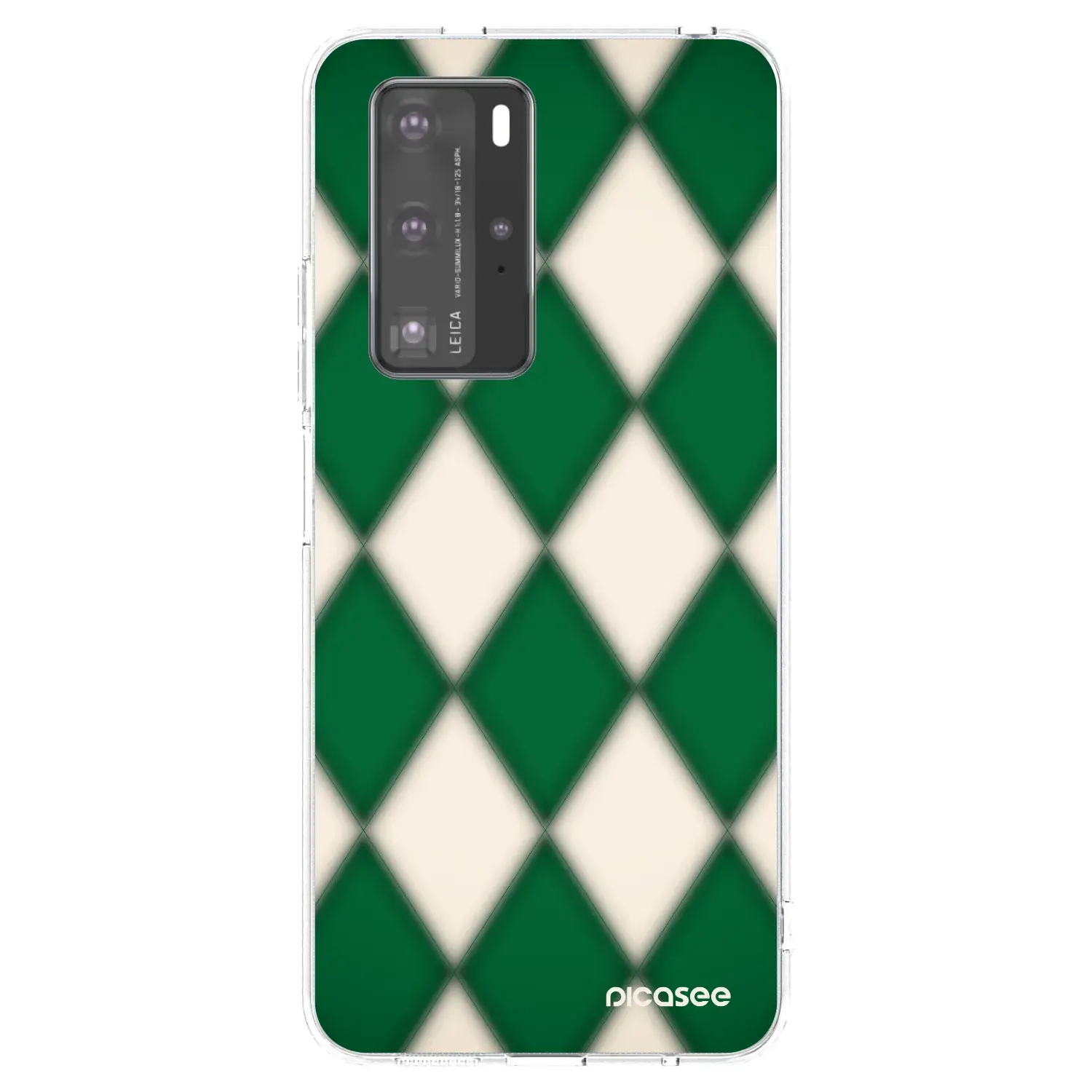 Silikonový průhledný obal pro Huawei P40 Pro - Emerald Diamond