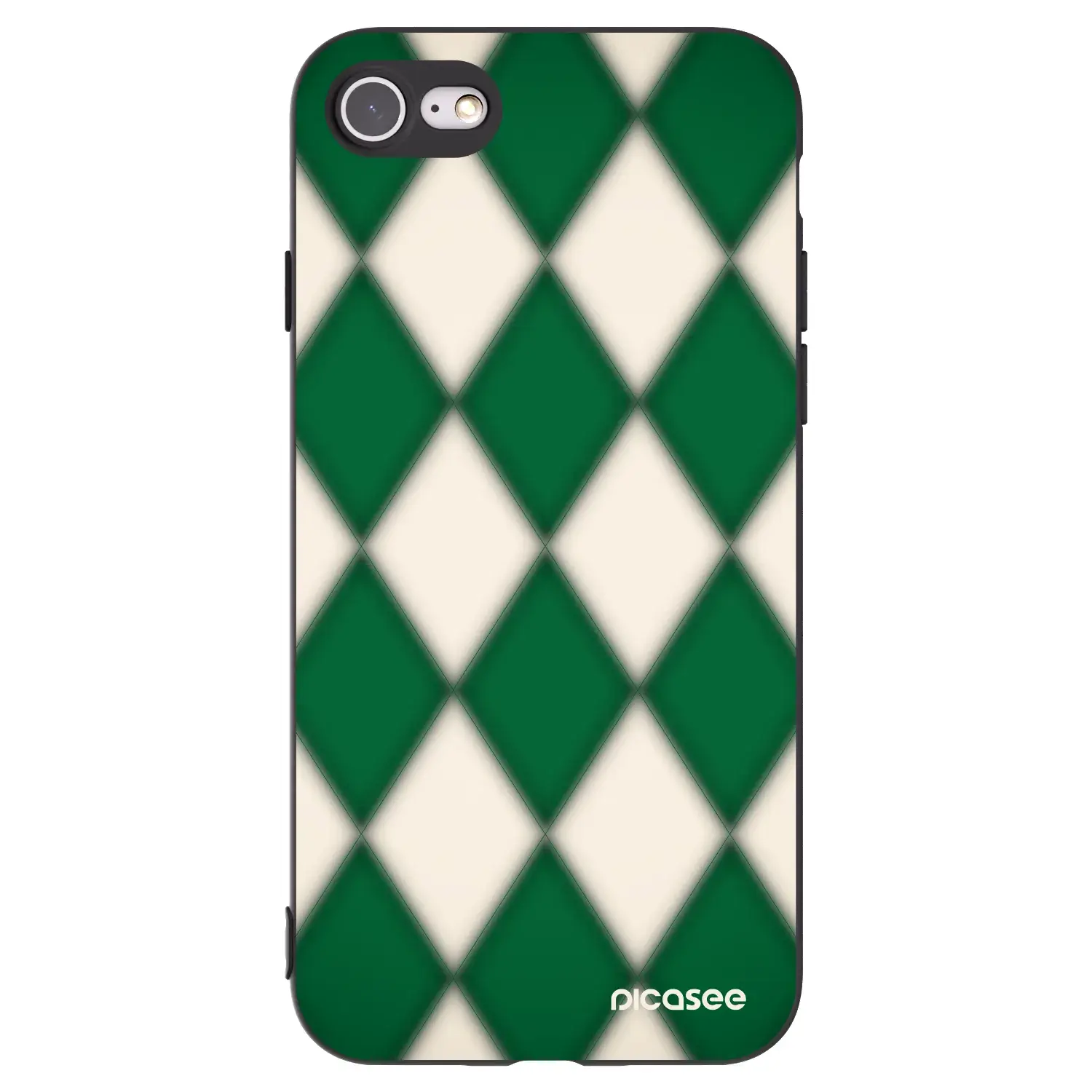 Silikonový černý obal pro Apple iPhone SE 2020 - Emerald Diamond