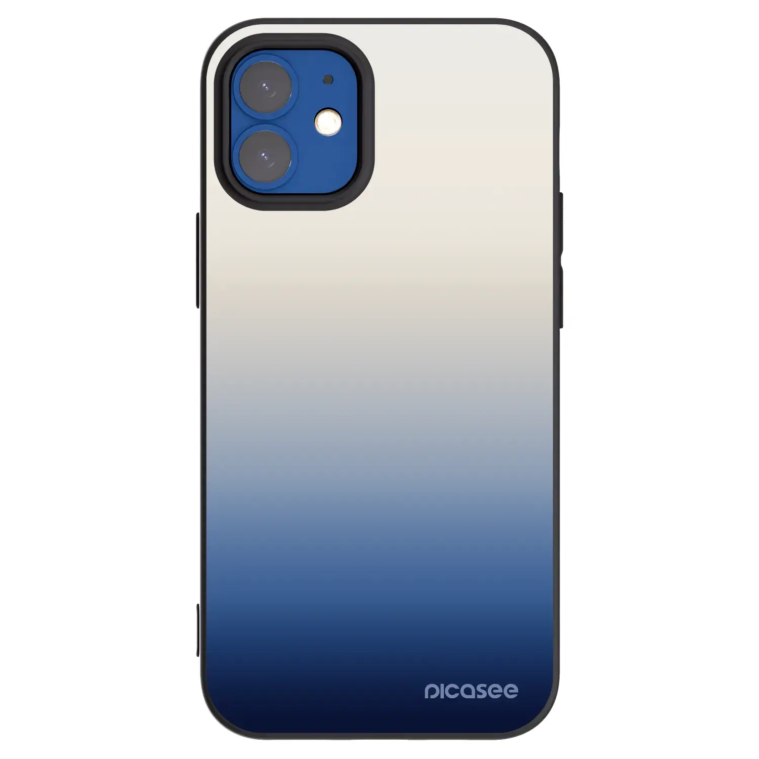 Silikonový černý obal pro Apple iPhone 12 mini - Gravity Fade