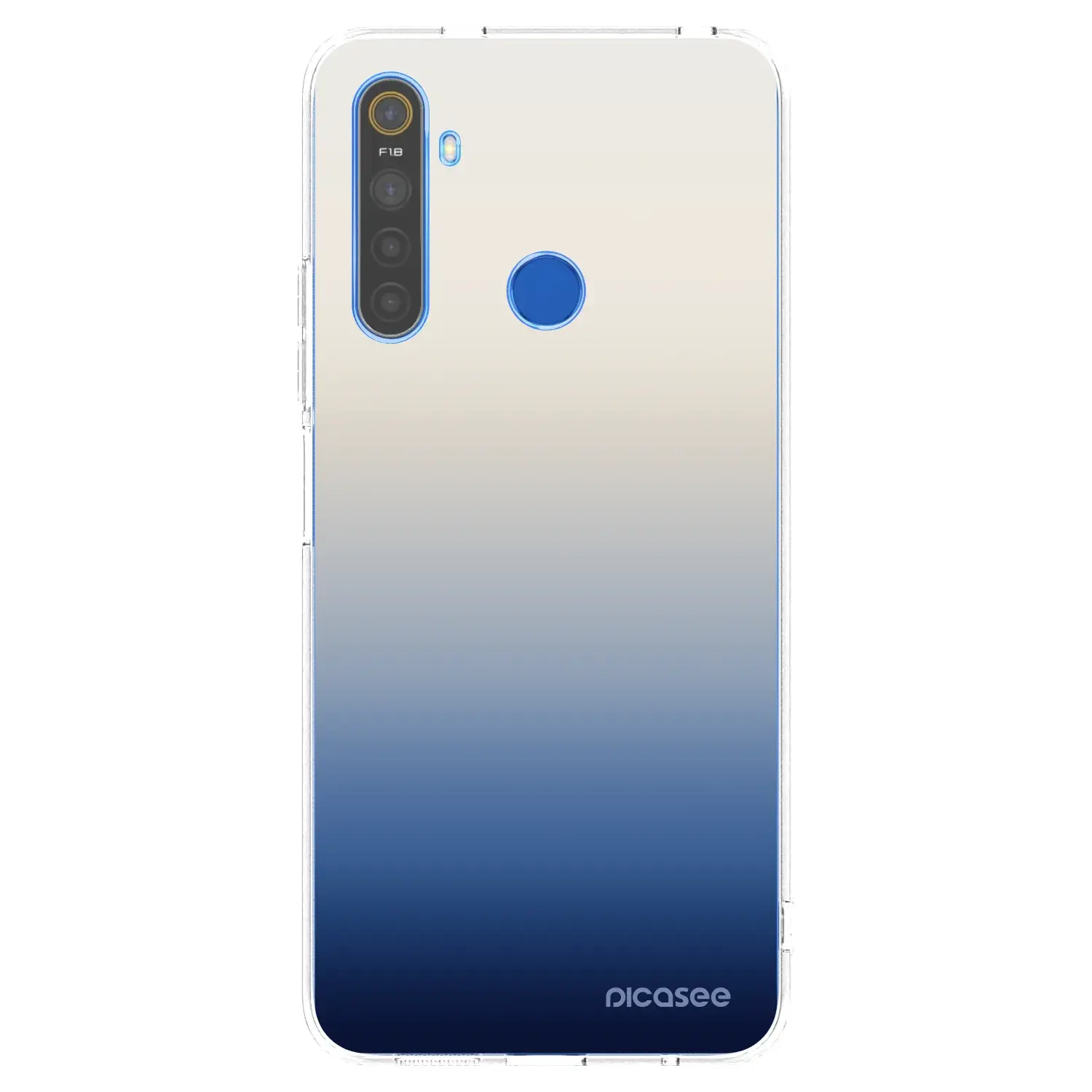 Silikonový průhledný obal pro Realme 5 - Gravity Fade