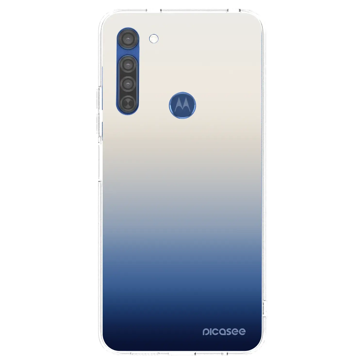 Silikonový průhledný obal pro Motorola Moto G8 - Gravity Fade