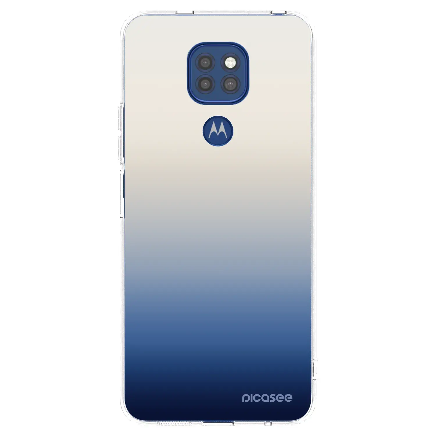 Silikonový průhledný obal pro Motorola Moto G9 Play - Gravity Fade