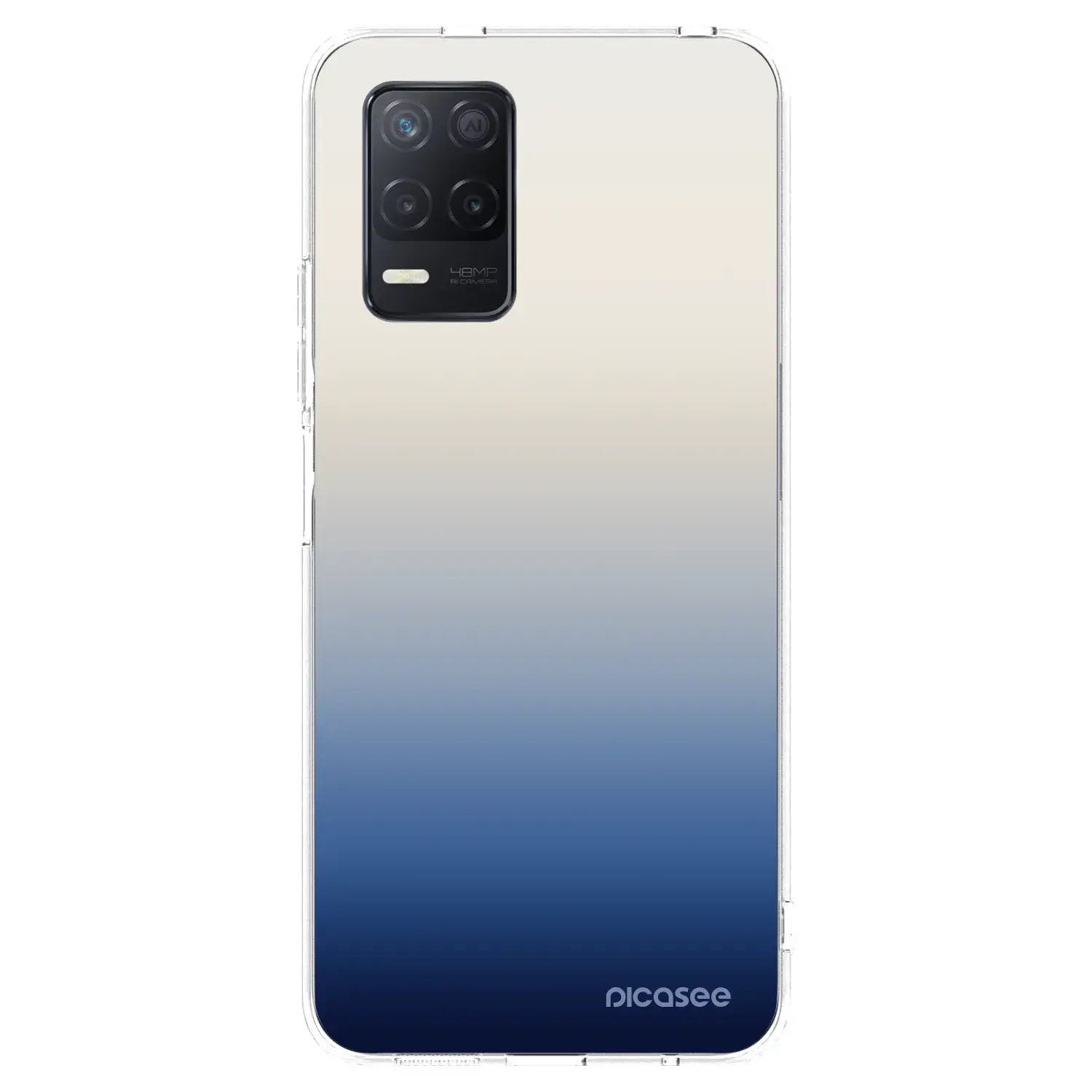 Silikonový průhledný obal pro Realme 8 5G - Gravity Fade