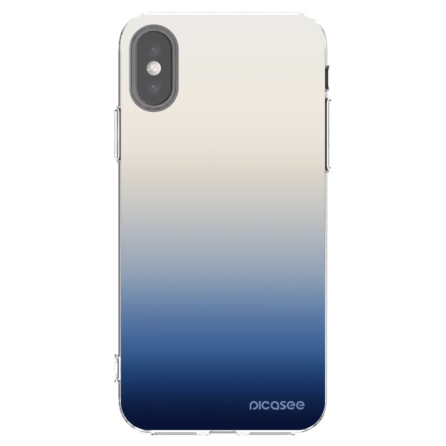 Silikonový průhledný obal pro Apple iPhone X/XS - Gravity Fade