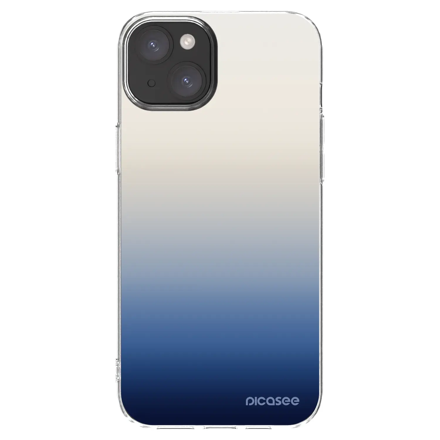 Silikonový průhledný obal pro Apple iPhone 15 Plus - Gravity Fade