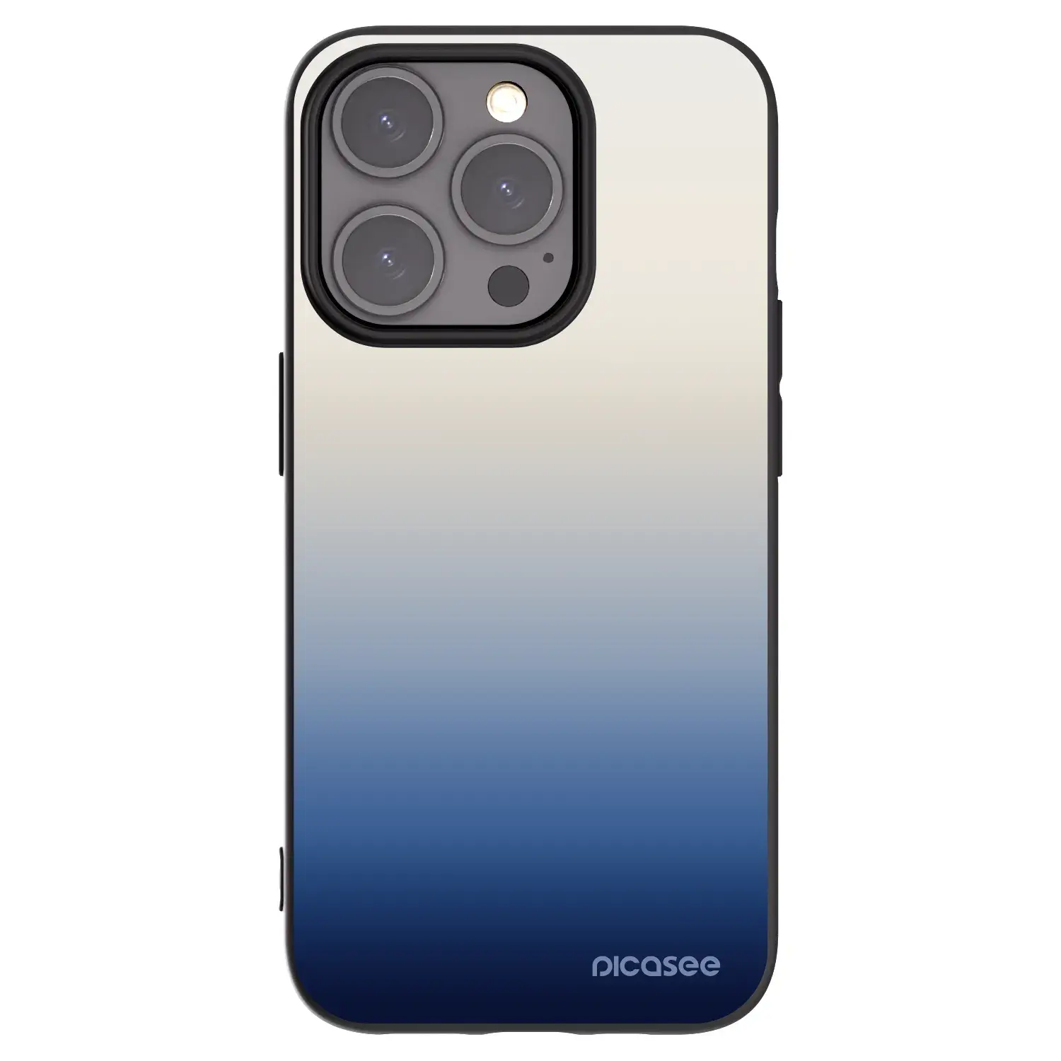 Silikonový černý obal pro Apple iPhone 15 Pro - Gravity Fade