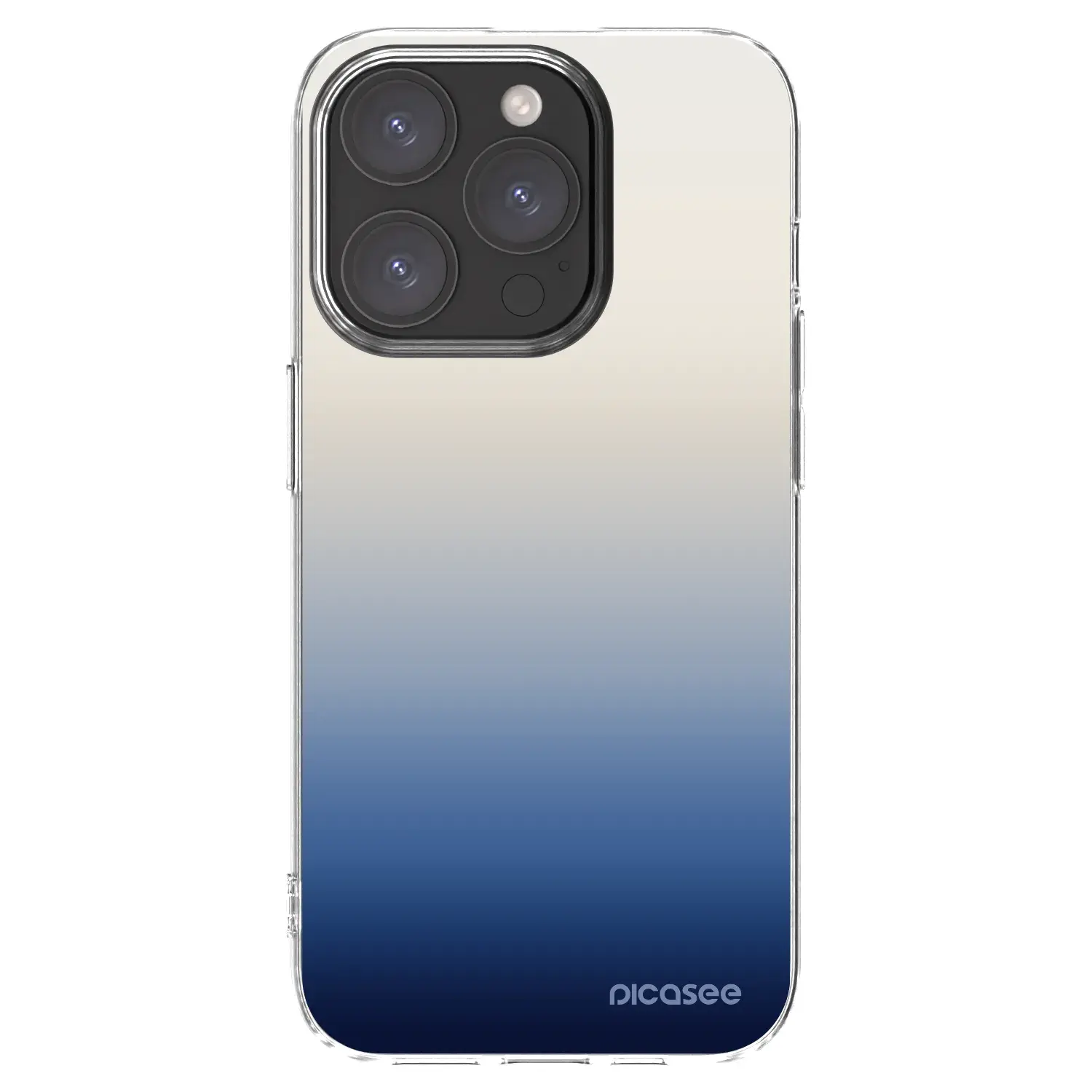 Silikonový průhledný obal pro Apple iPhone 15 Pro - Gravity Fade