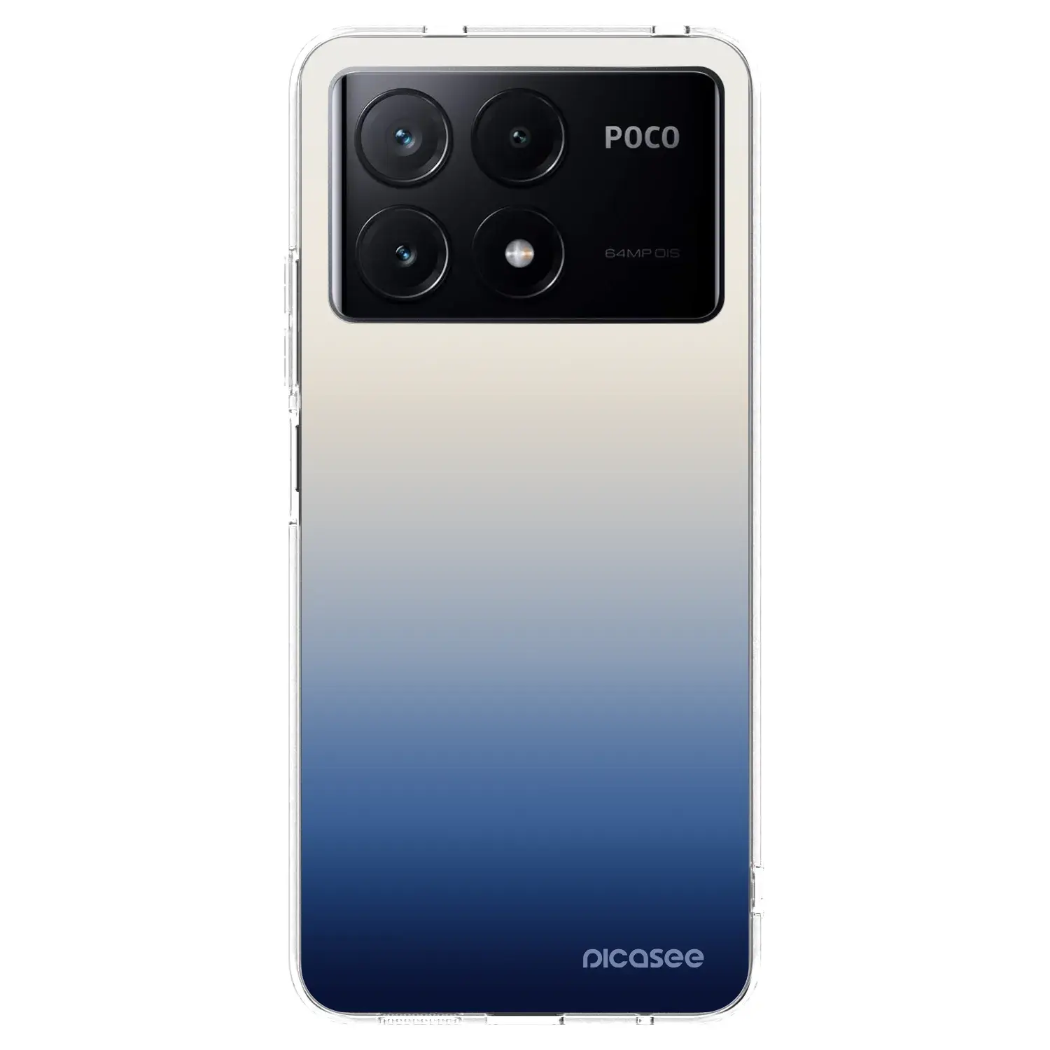 Silikonový průhledný obal pro Xiaomi Poco X6 Pro - Gravity Fade