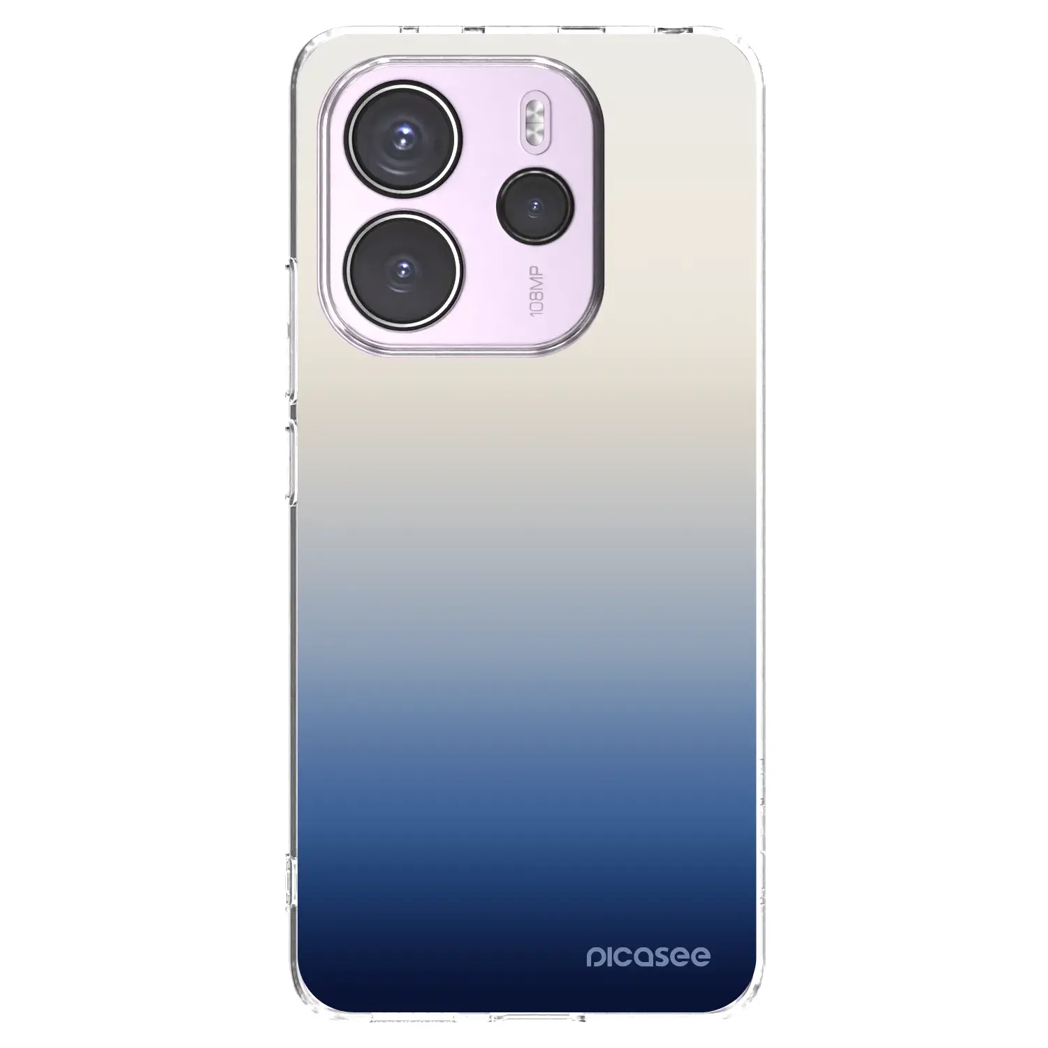 Silikonový průhledný obal pro Xiaomi Redmi Note 14 4G - Gravity Fade