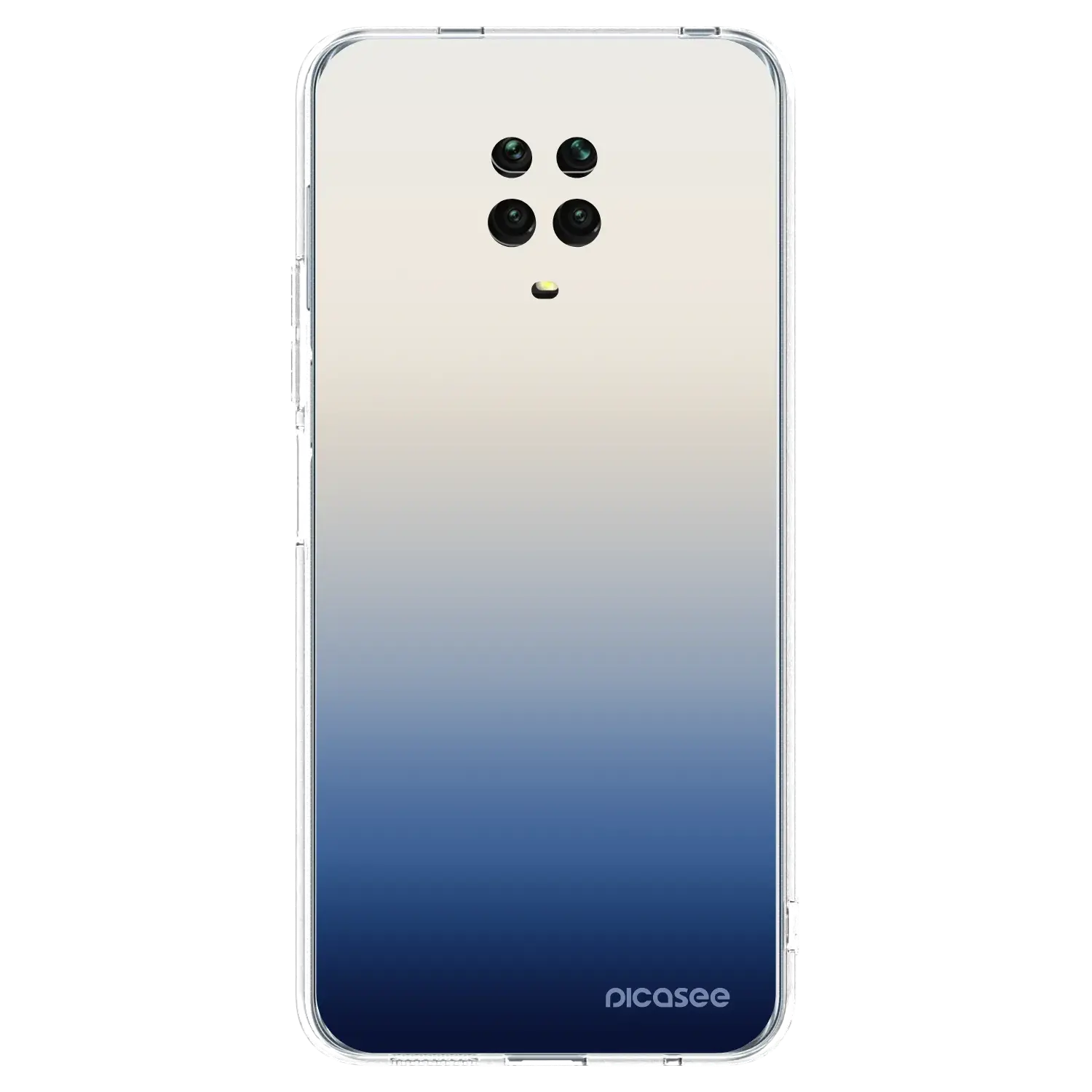 Silikonový průhledný obal pro Xiaomi Redmi Note 9S - Gravity Fade