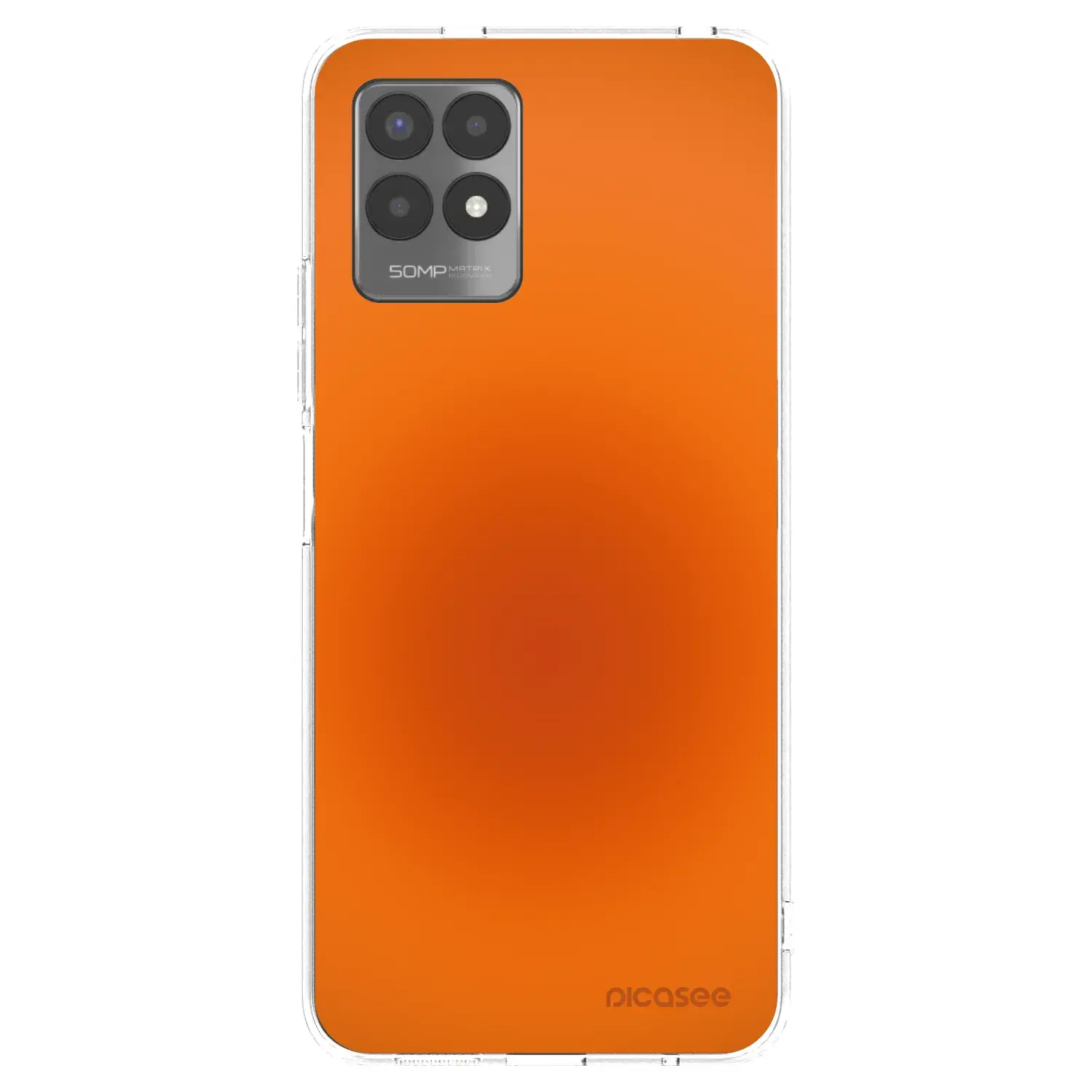 Silikonový průhledný obal pro Realme 8i - Heat Core
