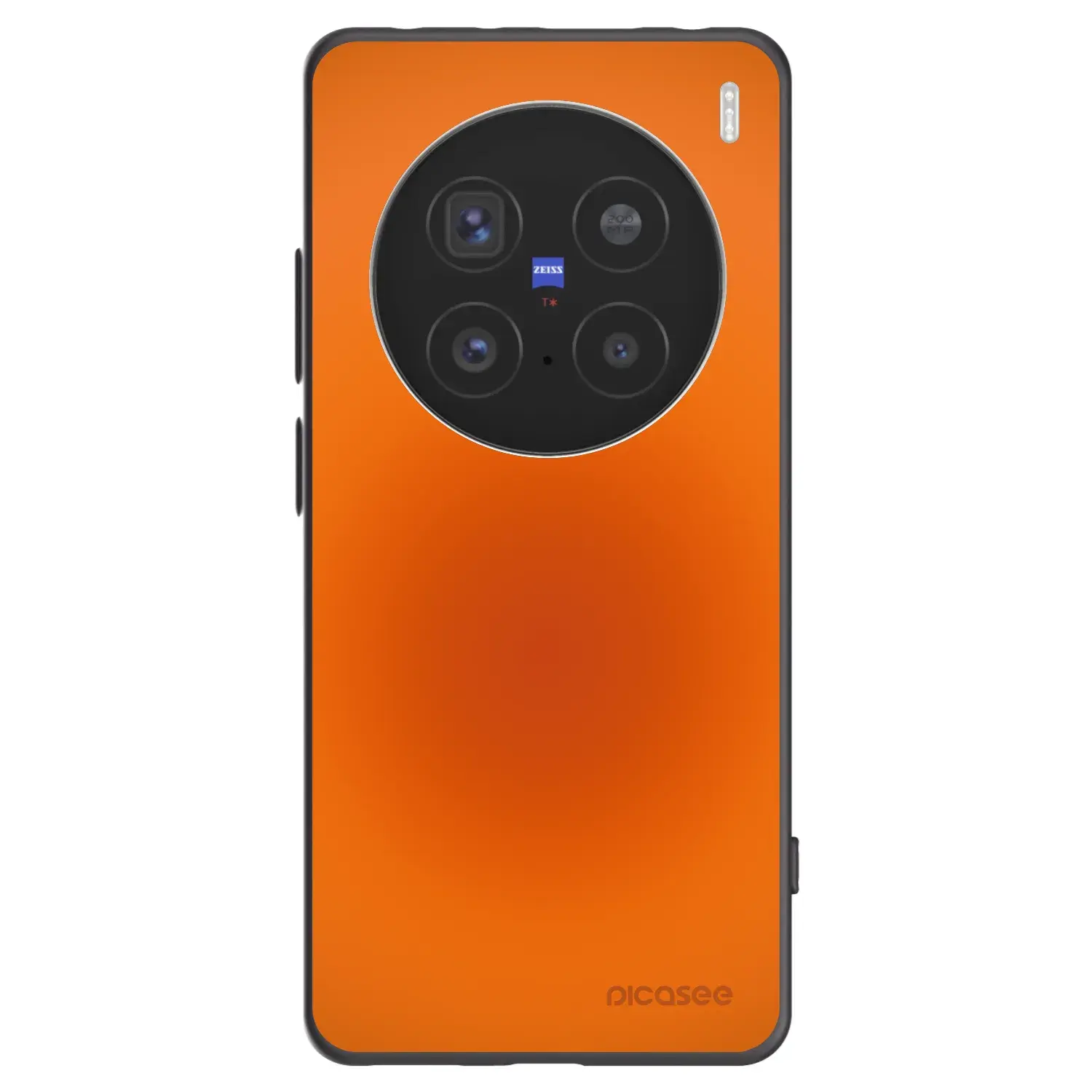 Silikonový černý obal pro Vivo X200 Pro - Heat Core
