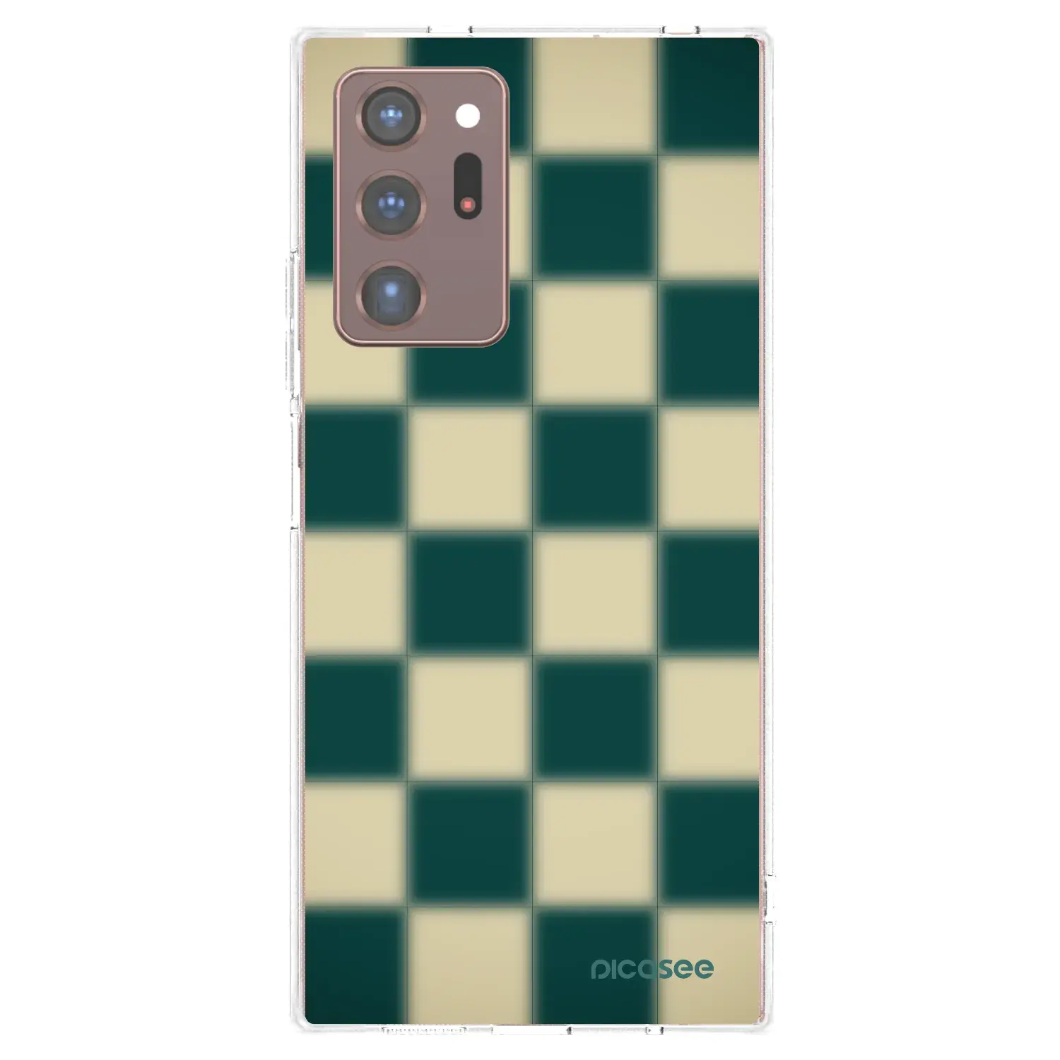 Silikonový průhledný obal pro Samsung Galaxy Note 20 Ultra - Shadow Chess