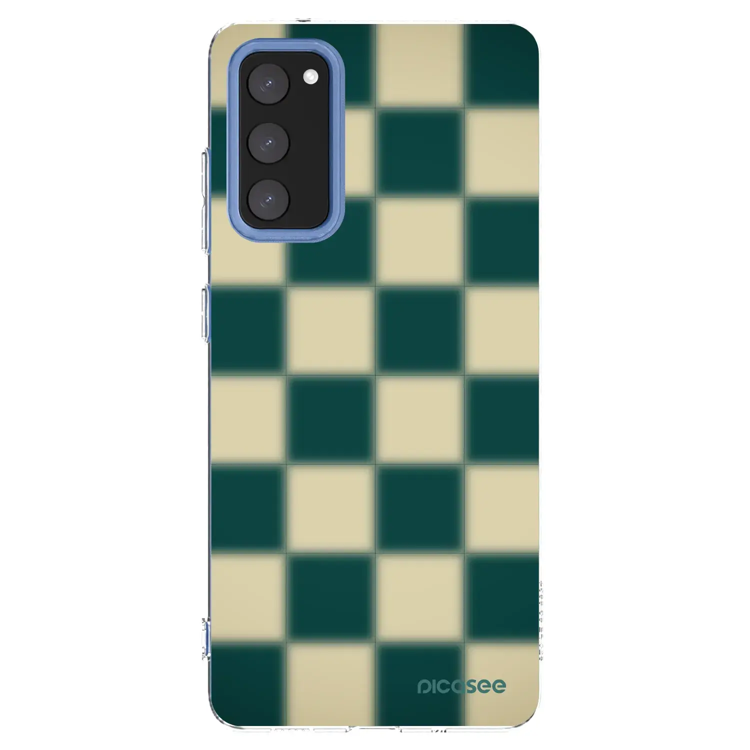 Silikonový průhledný obal pro Samsung Galaxy S20 FE - Shadow Chess