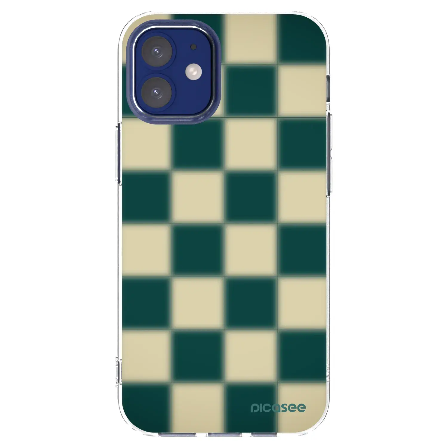 Silikonový průhledný obal pro Apple iPhone 12 mini - Shadow Chess