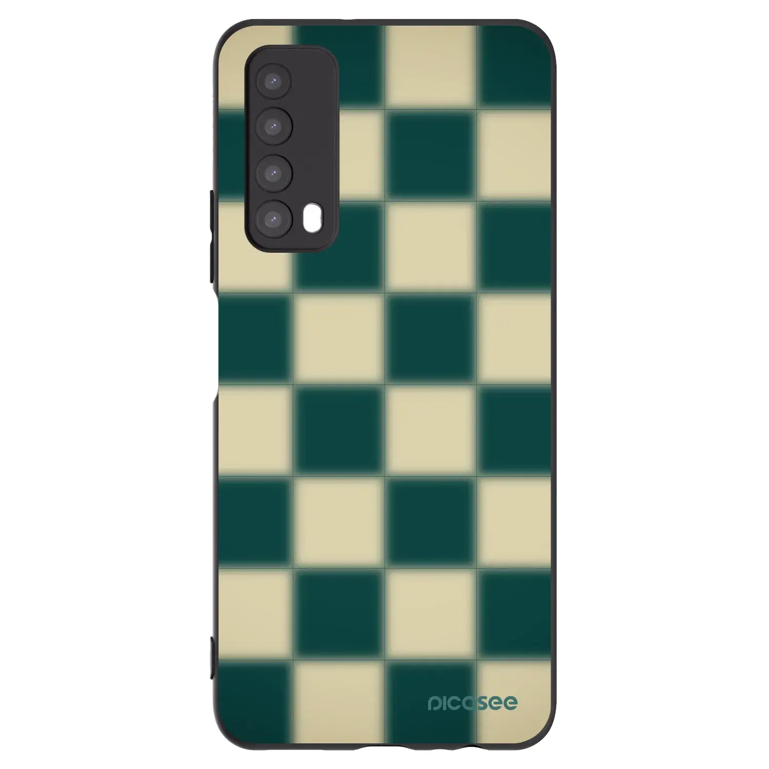 Silikonový černý obal pro Huawei P Smart 2021 - Shadow Chess