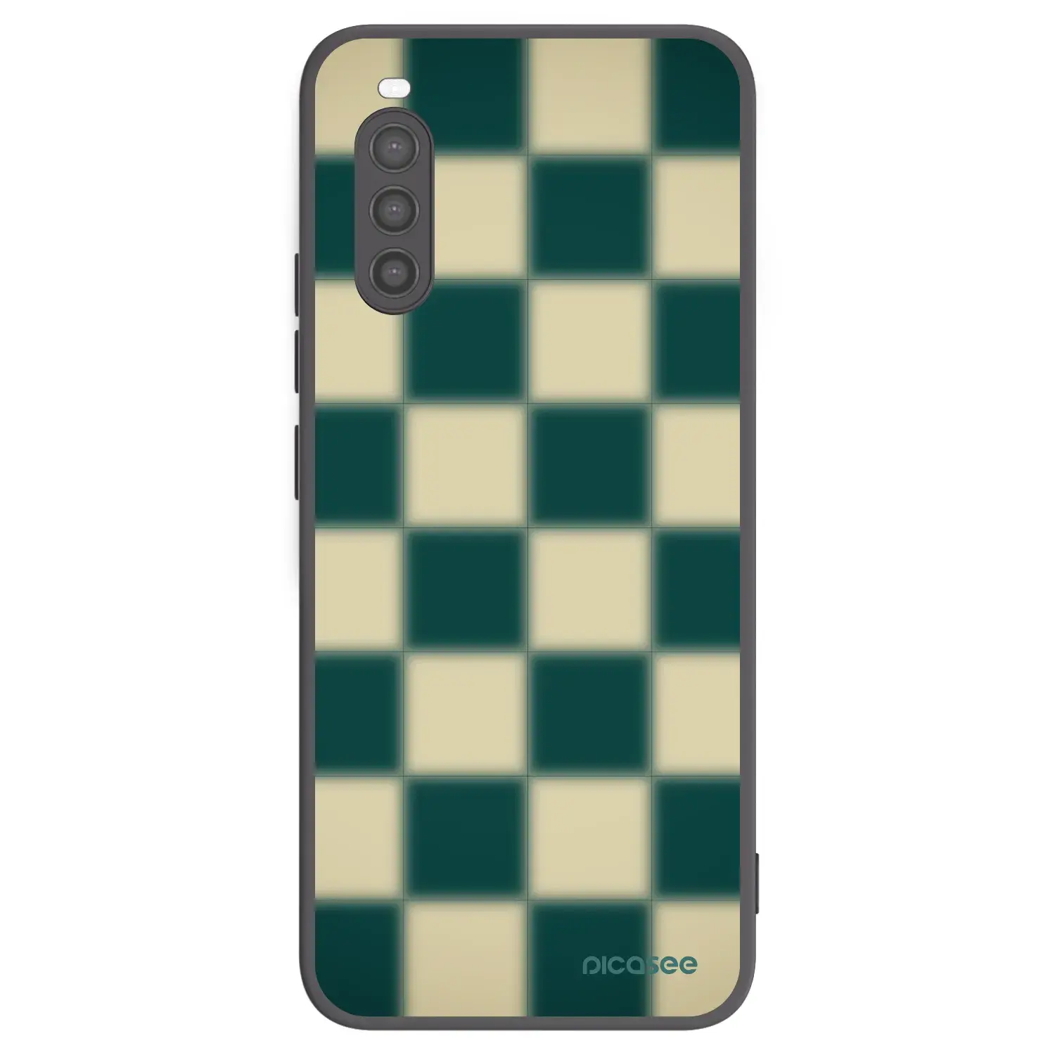 Silikonový černý obal pro Sony Xperia 10 II - Shadow Chess