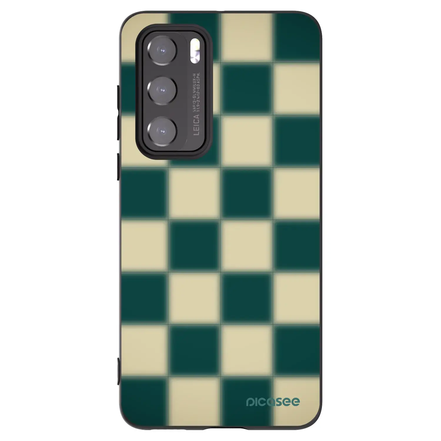 Silikonový černý obal pro Huawei P40 - Shadow Chess