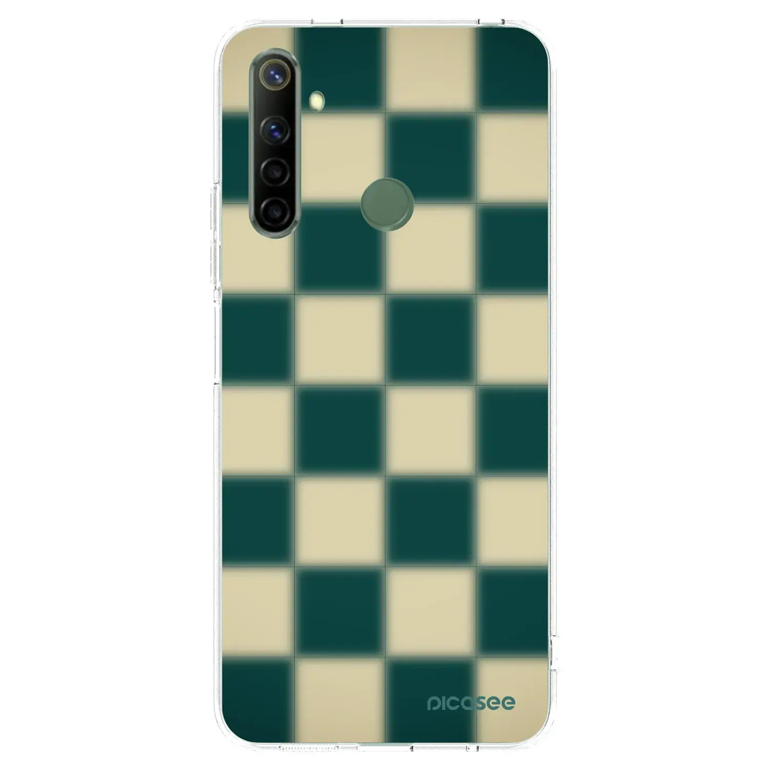 Silikonový průhledný obal pro Realme 6i - Shadow Chess