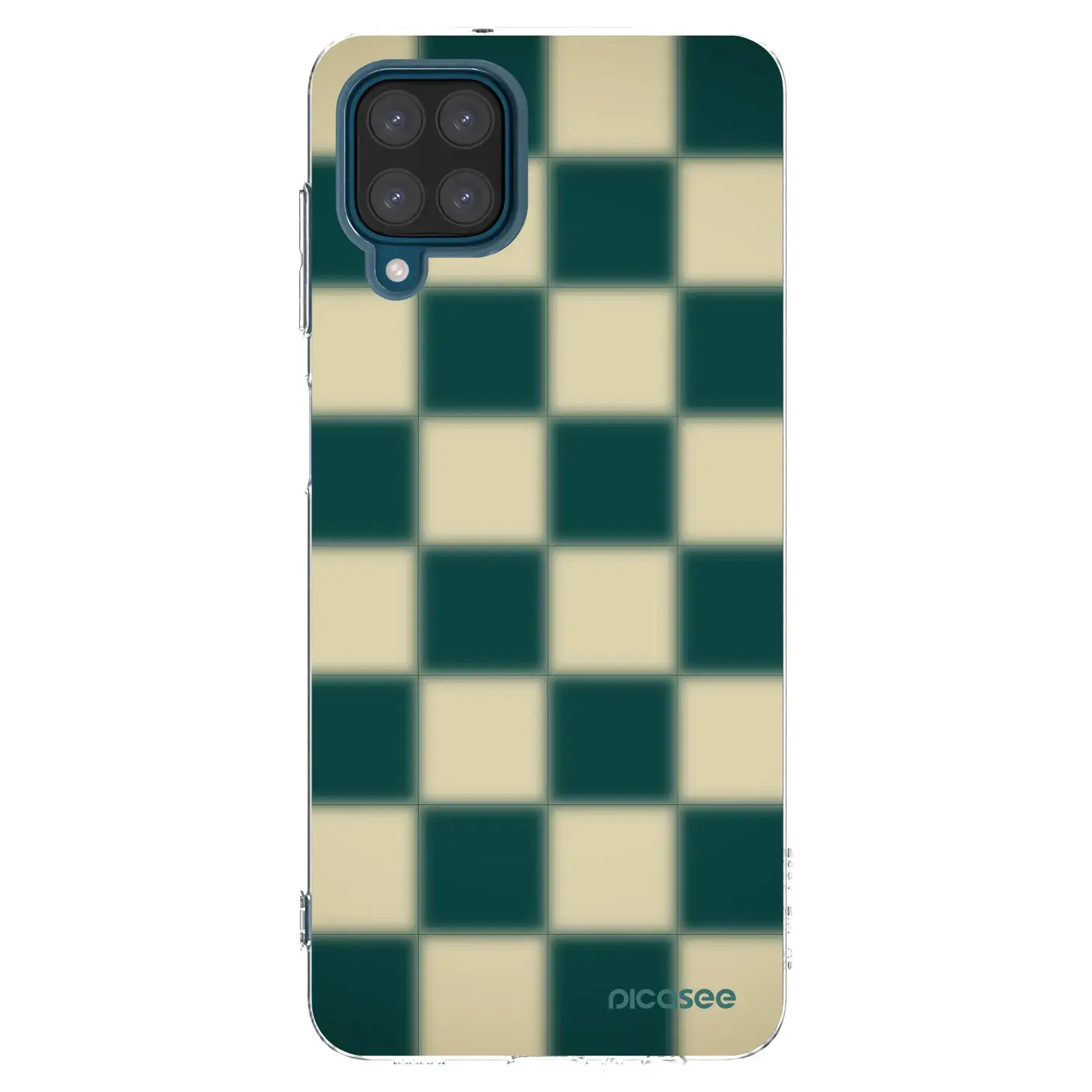 Silikonový průhledný obal pro Samsung Galaxy A12 A125F - Shadow Chess