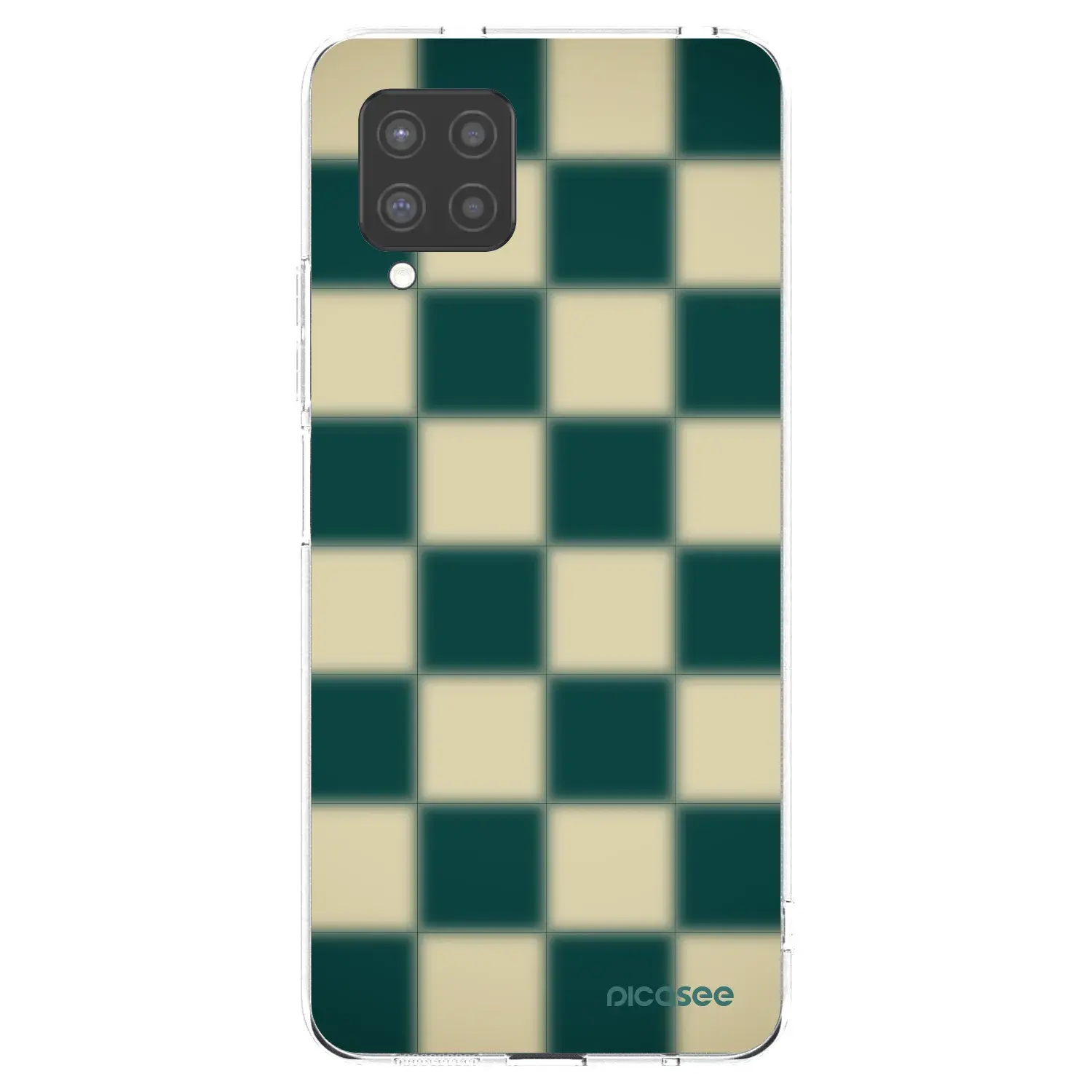 Silikonový průhledný obal pro Samsung Galaxy A42 A426B - Shadow Chess