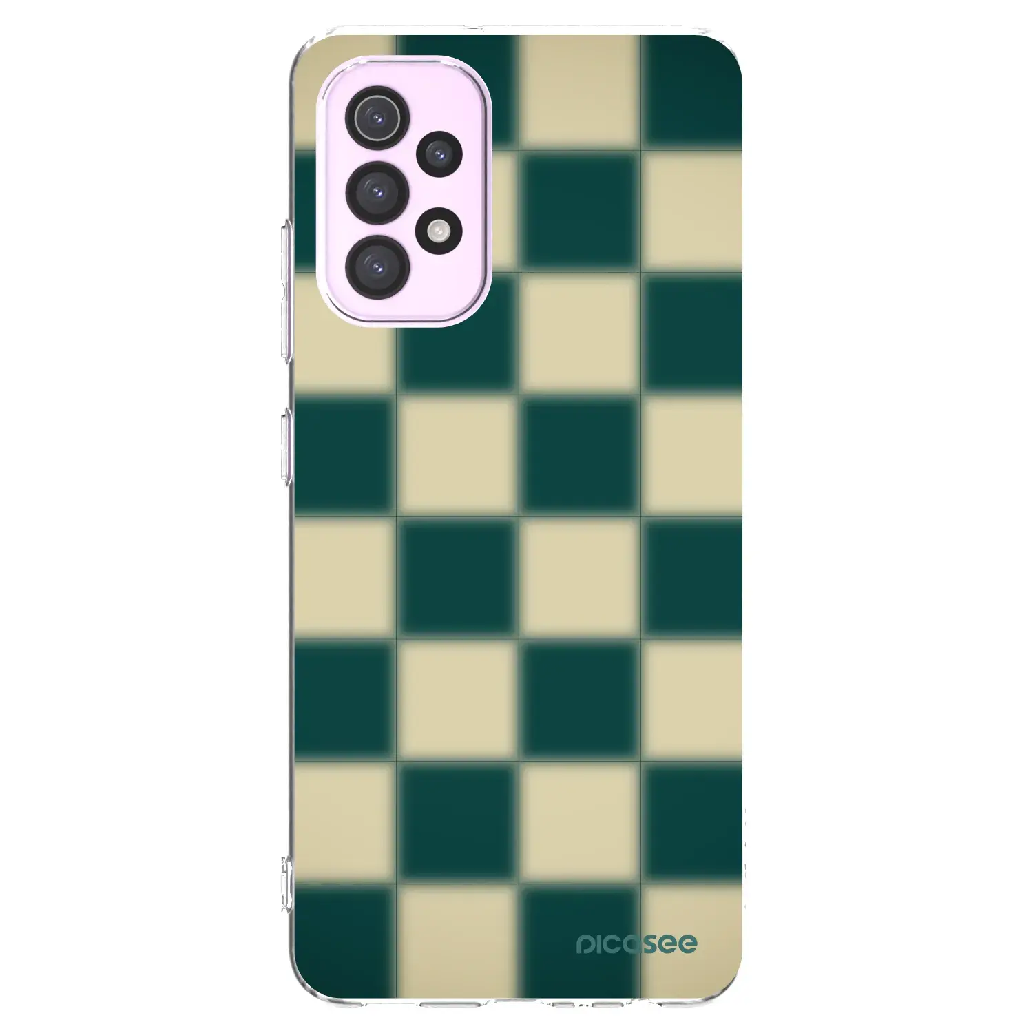 Silikonový průhledný obal pro Samsung Galaxy A32 5G A326B - Shadow Chess