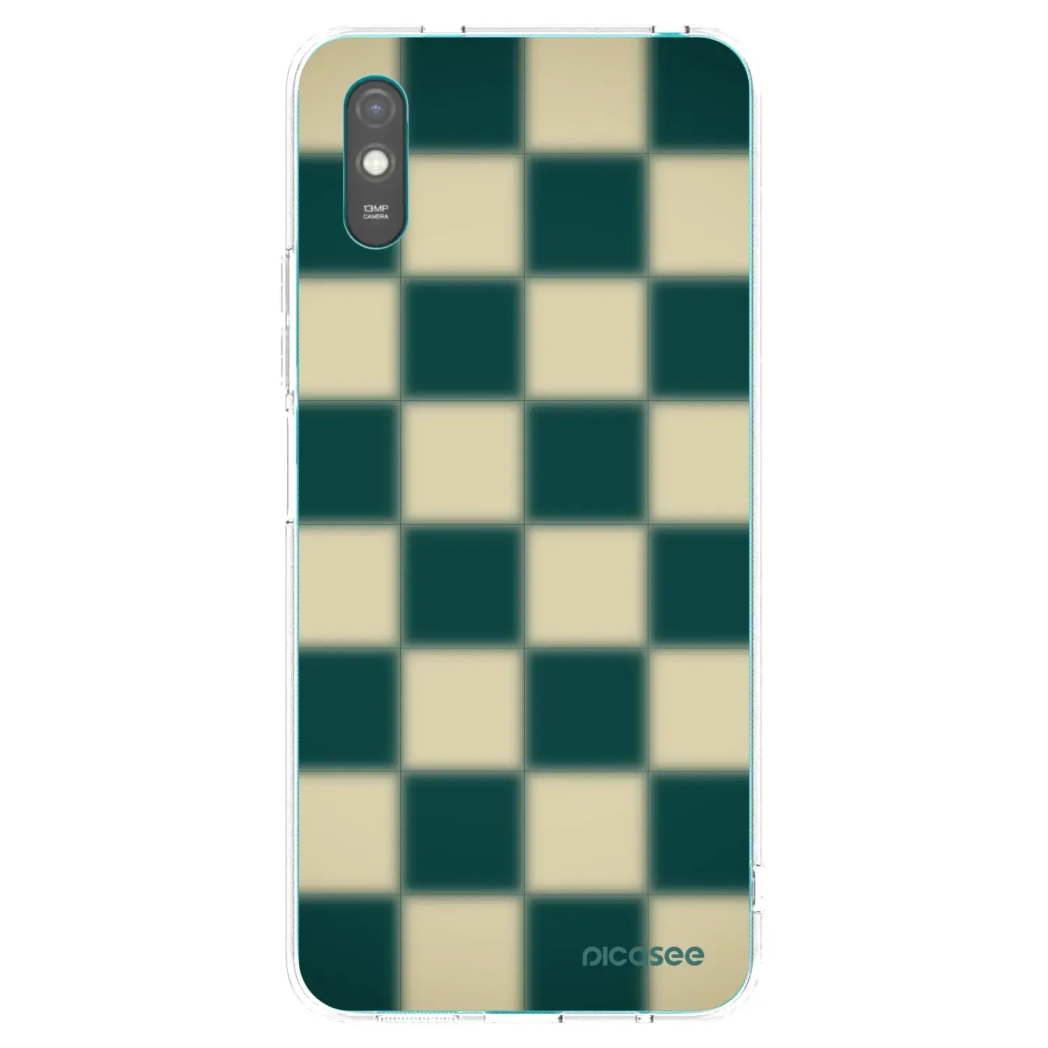 Silikonový průhledný obal pro Xiaomi Redmi 9AT - Shadow Chess
