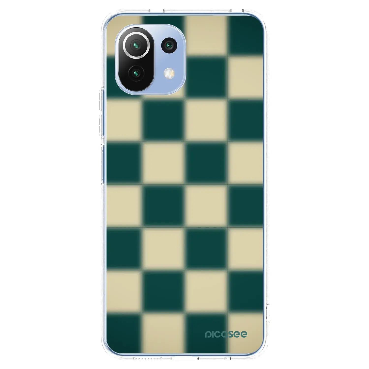 Silikonový průhledný obal pro Xiaomi Mi 11 Lite - Shadow Chess