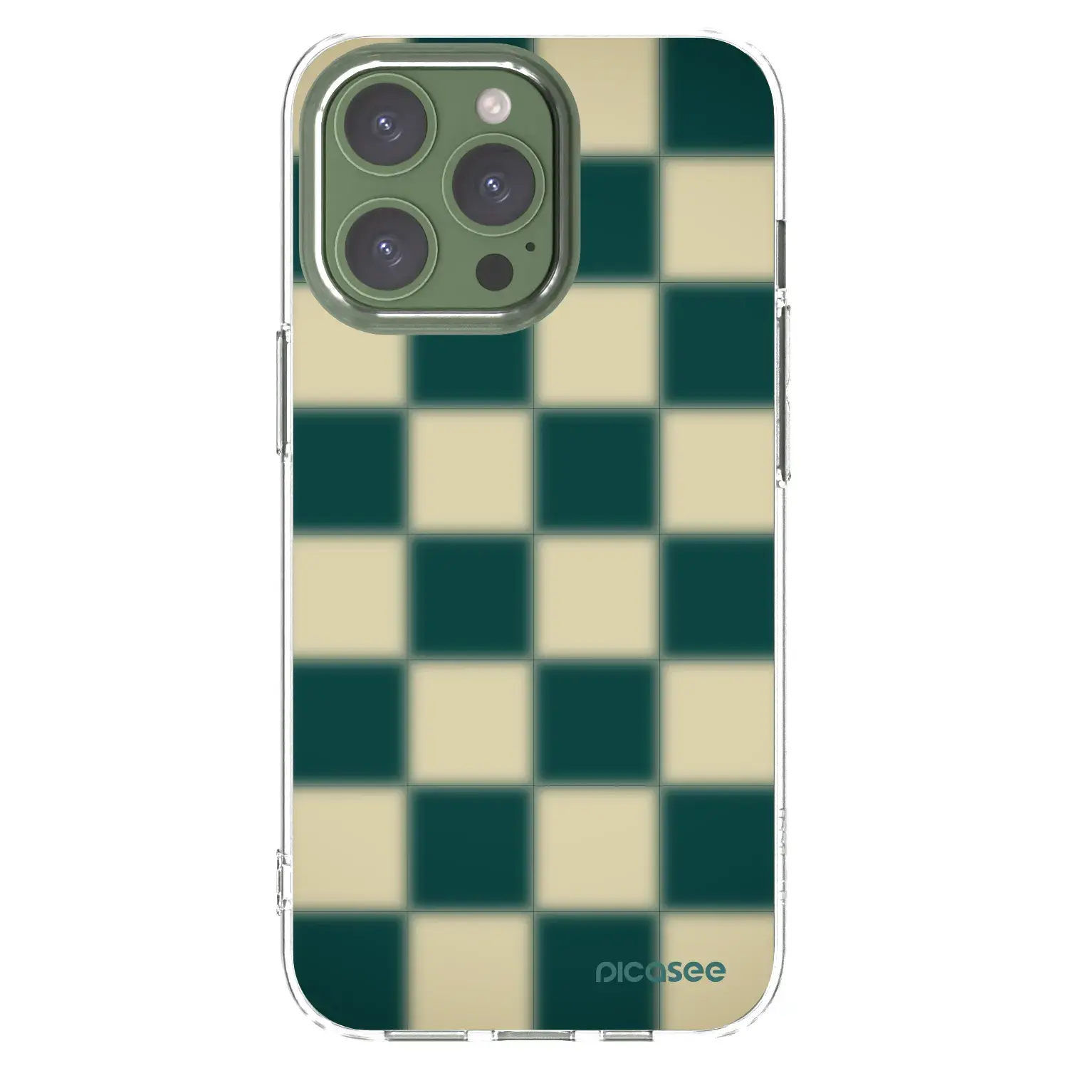 Silikonový průhledný obal pro Apple iPhone 13 Pro - Shadow Chess