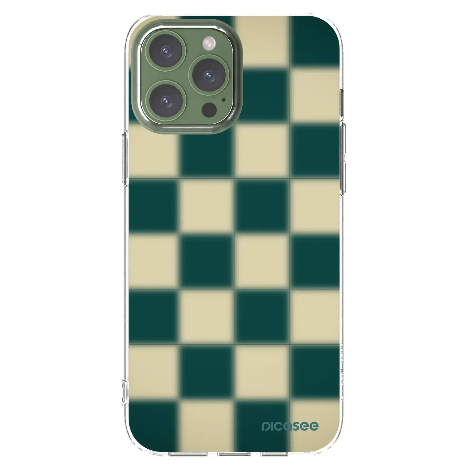 Silikonový průhledný obal pro Apple iPhone 13 Pro Max - Shadow Chess