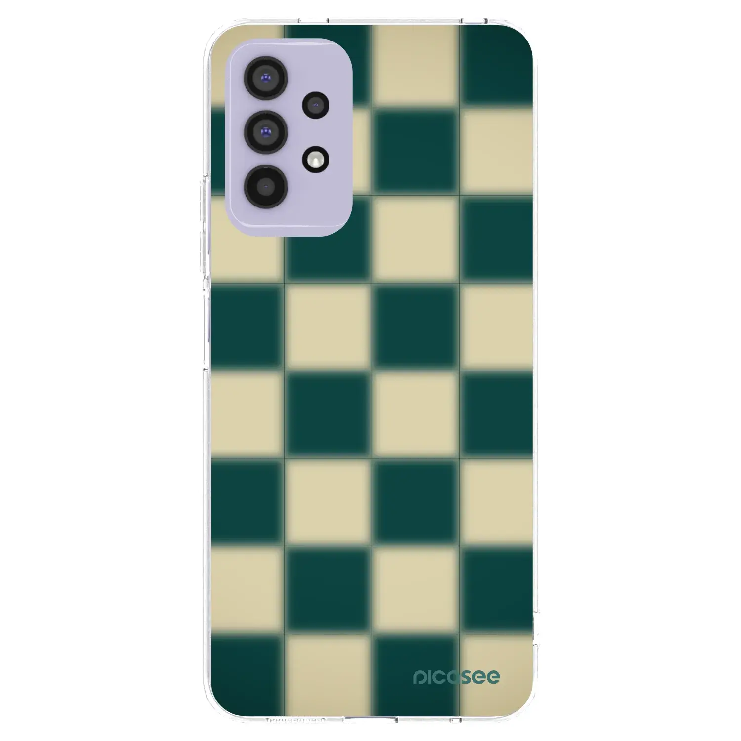 Silikonový průhledný obal pro Samsung Galaxy A32 4G SM-A325F - Shadow Chess