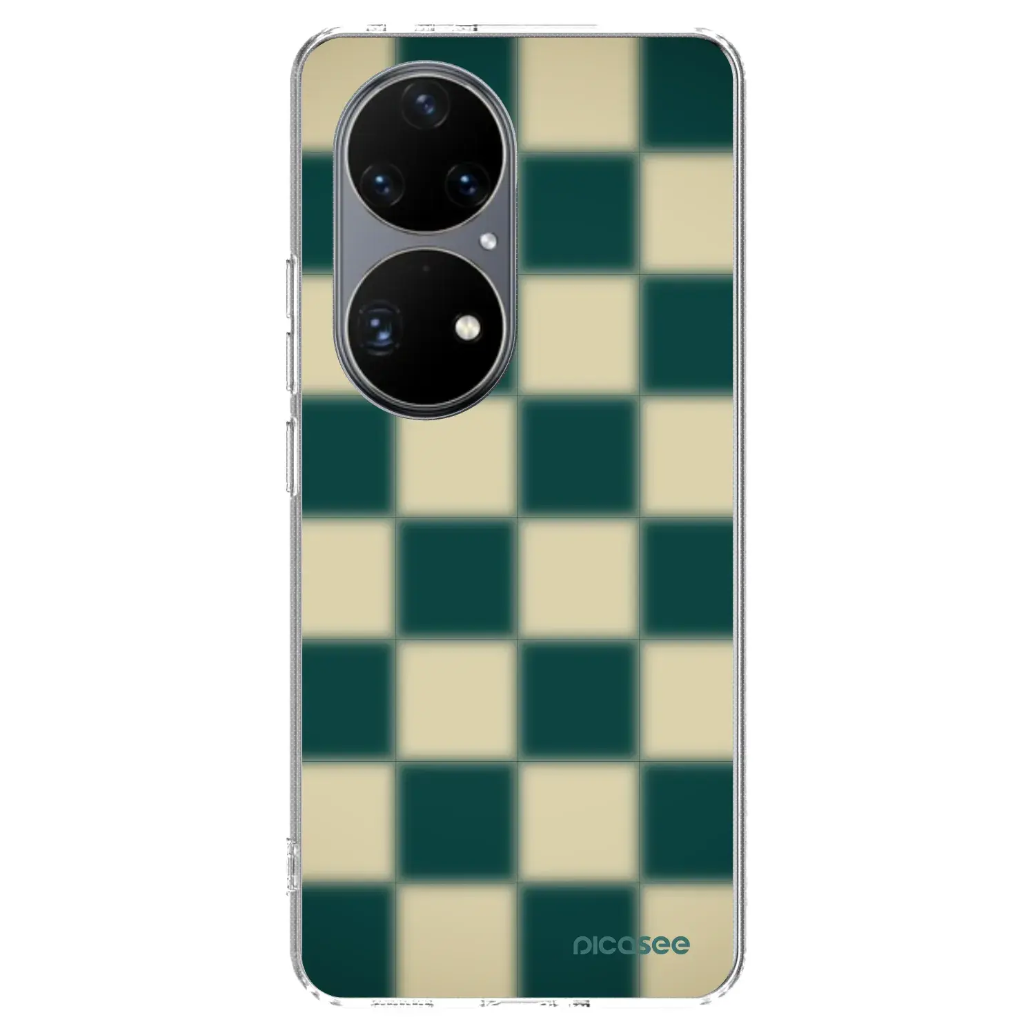 Silikonový průhledný obal pro Huawei P50 - Shadow Chess